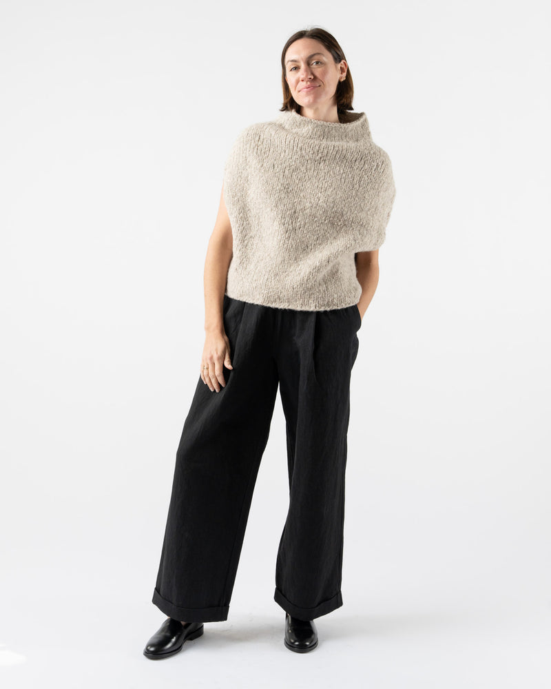 Lauren Manoogian Handknit Shoulder Shell in Pebble