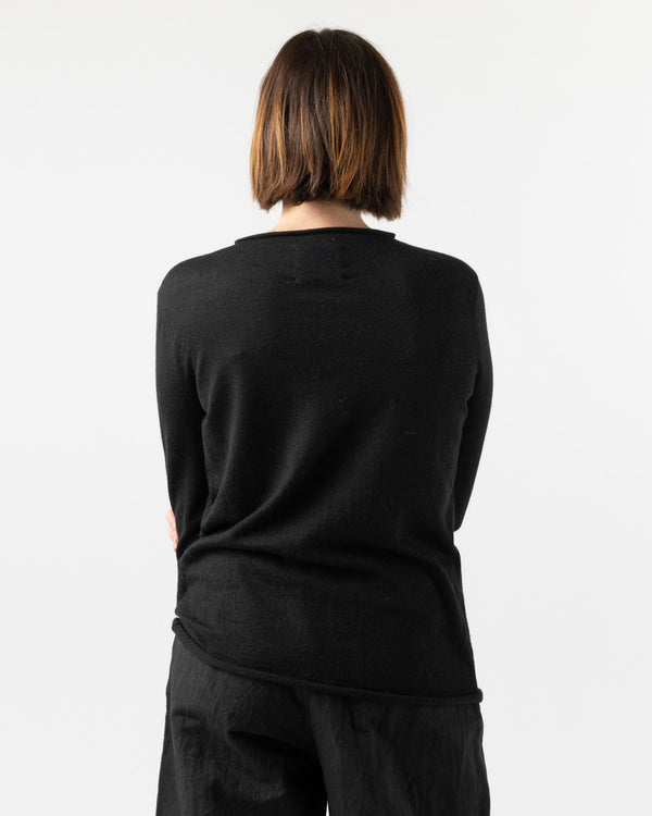 Lauren Manoogian Super Fine Rollneck in Black