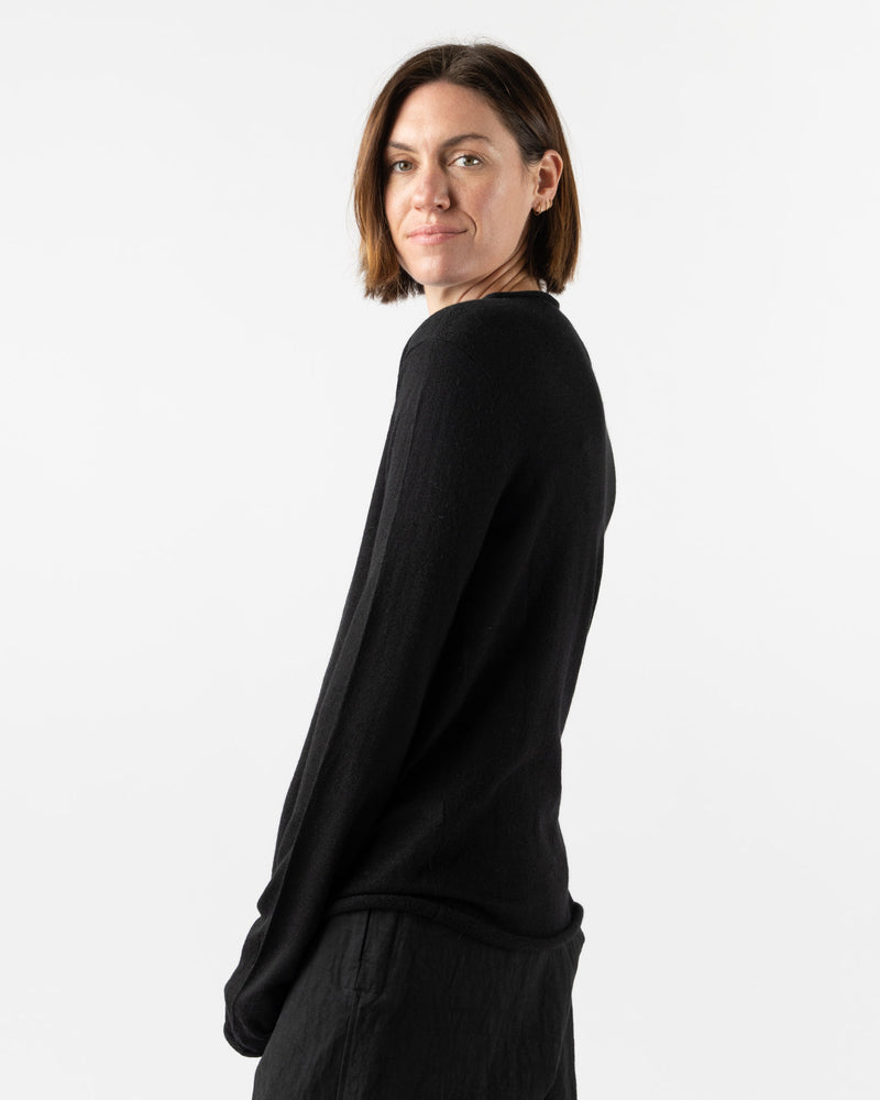 Lauren Manoogian Super Fine Rollneck in Black