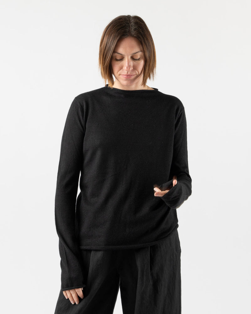 Lauren Manoogian Super Fine Rollneck in Black