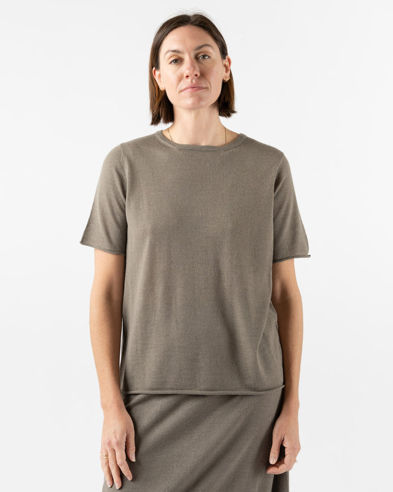 Lauren Manoogian Super Fine Tee in Concrete