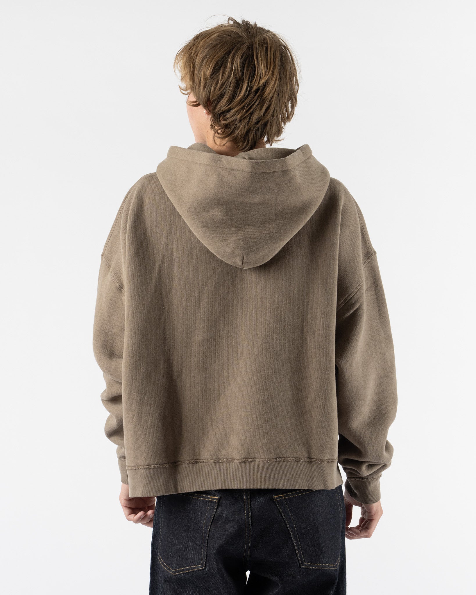Sunflower Hood Sweat in 160 Brown Washed