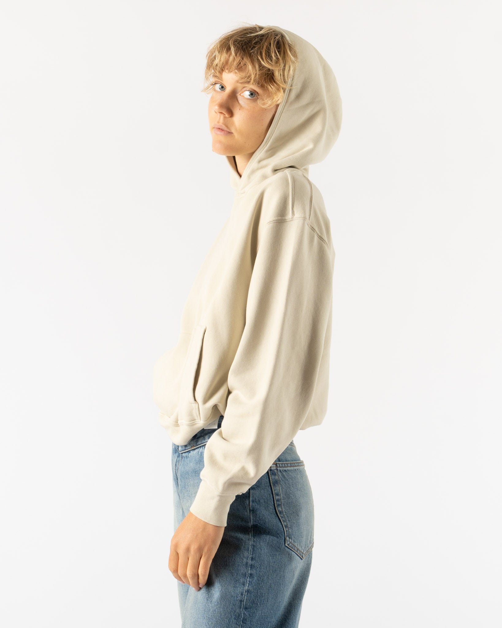 Lady White Co. Mini Hoodie in Paper