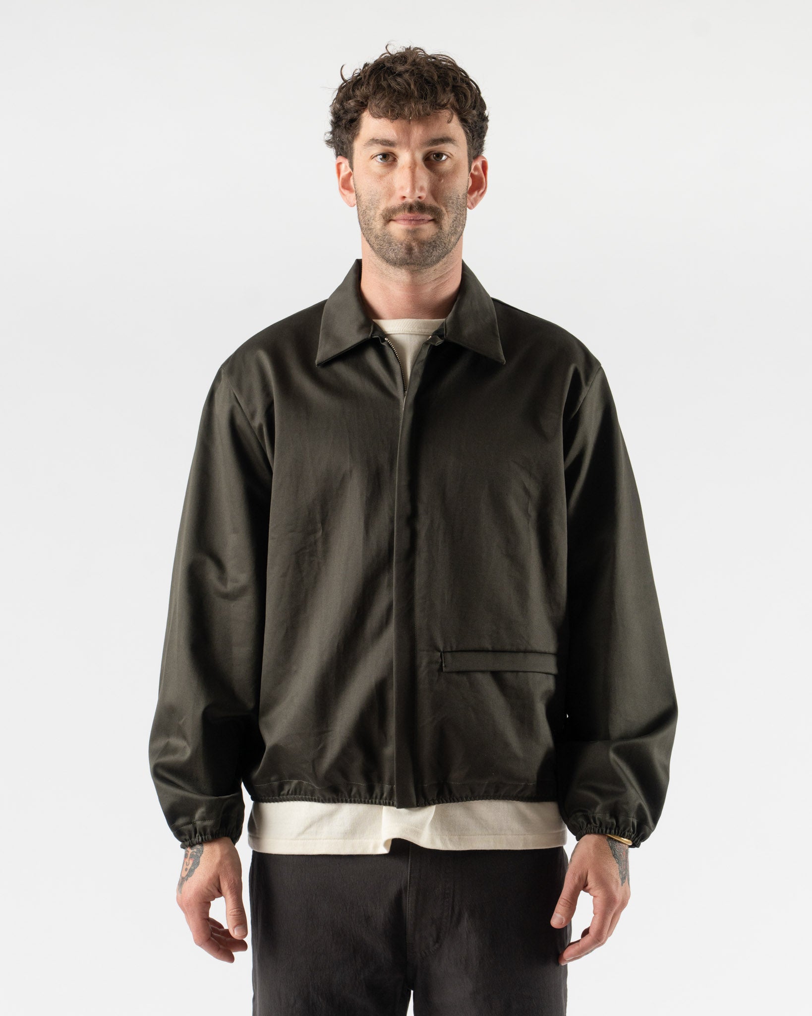 Lady White Co. Point Jacket in Black Olive