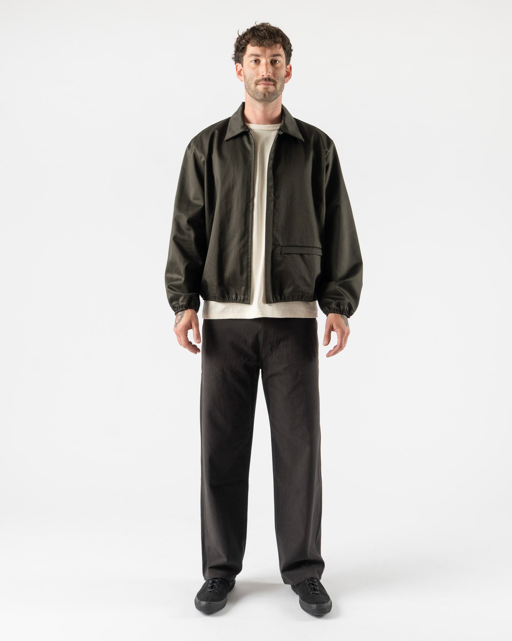 Lady White Co. Point Jacket in Black Olive