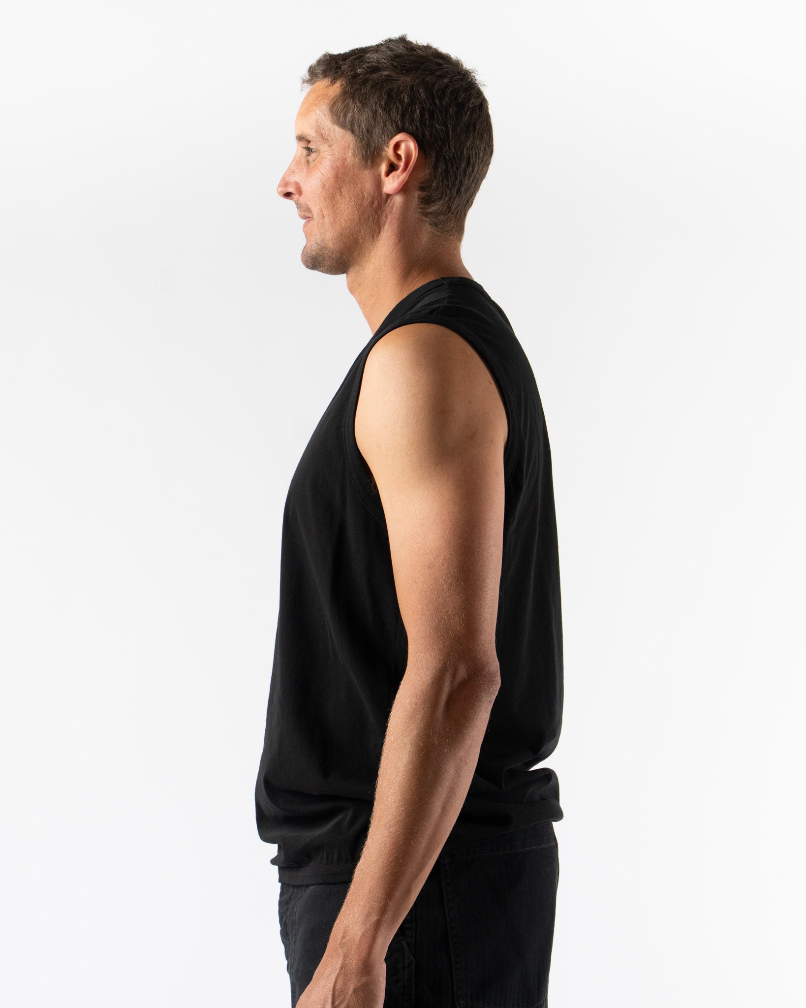 Lady White Company LW106 Sleeveless T-Shirt in Black