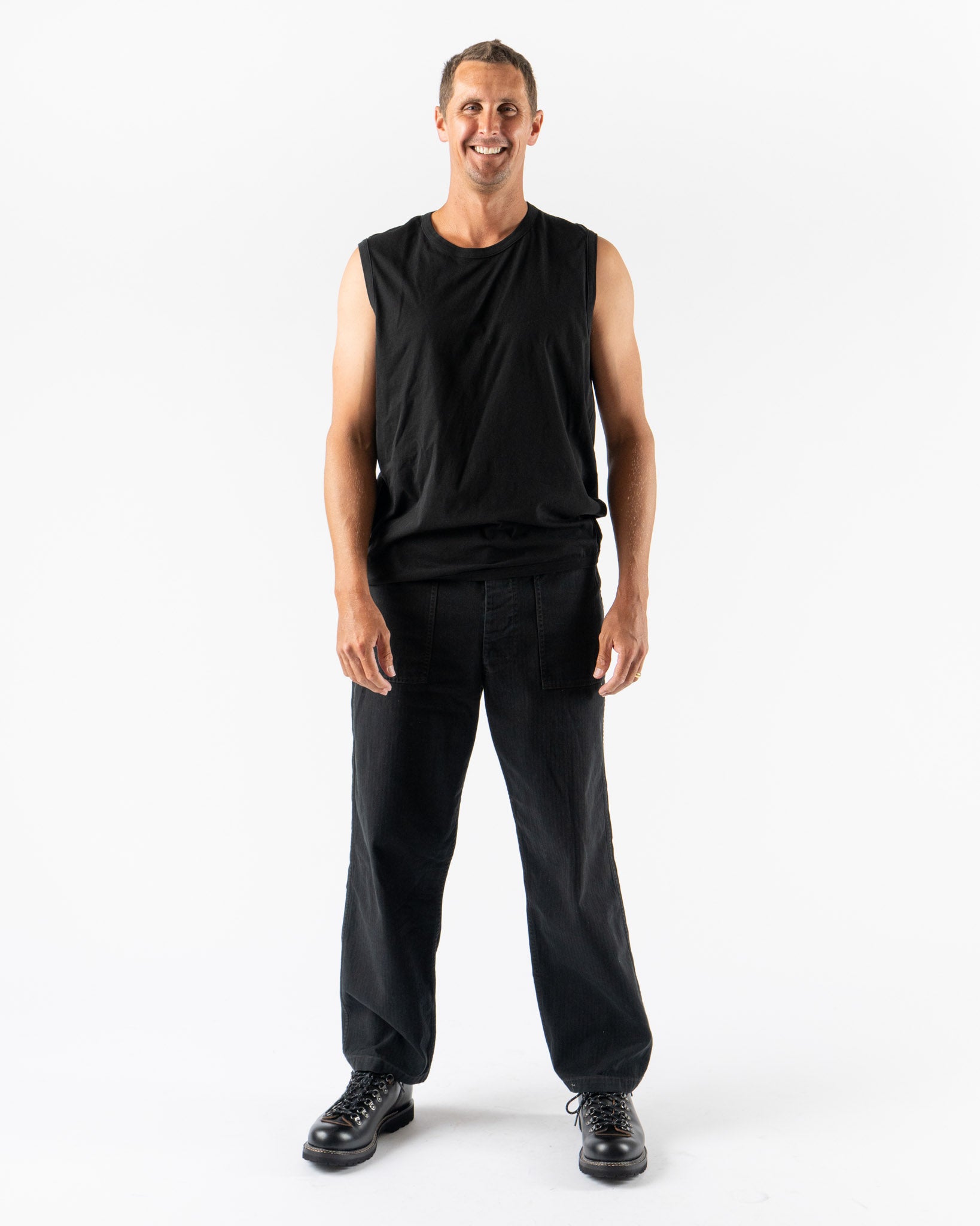 Lady White Company LW106 Sleeveless T-Shirt in Black