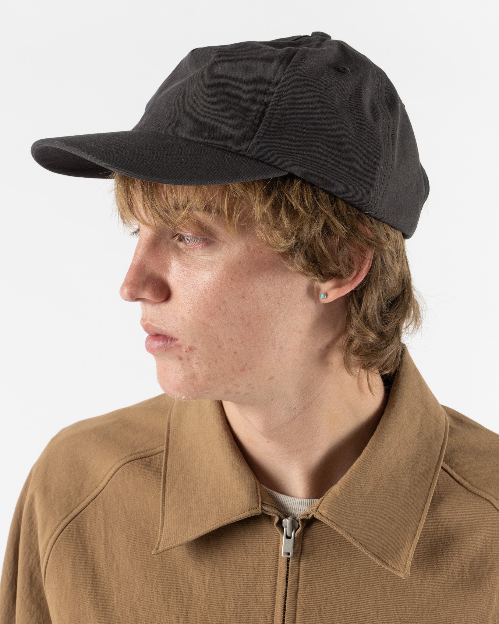 Lady White Co. Washed Twill Cap in Flint