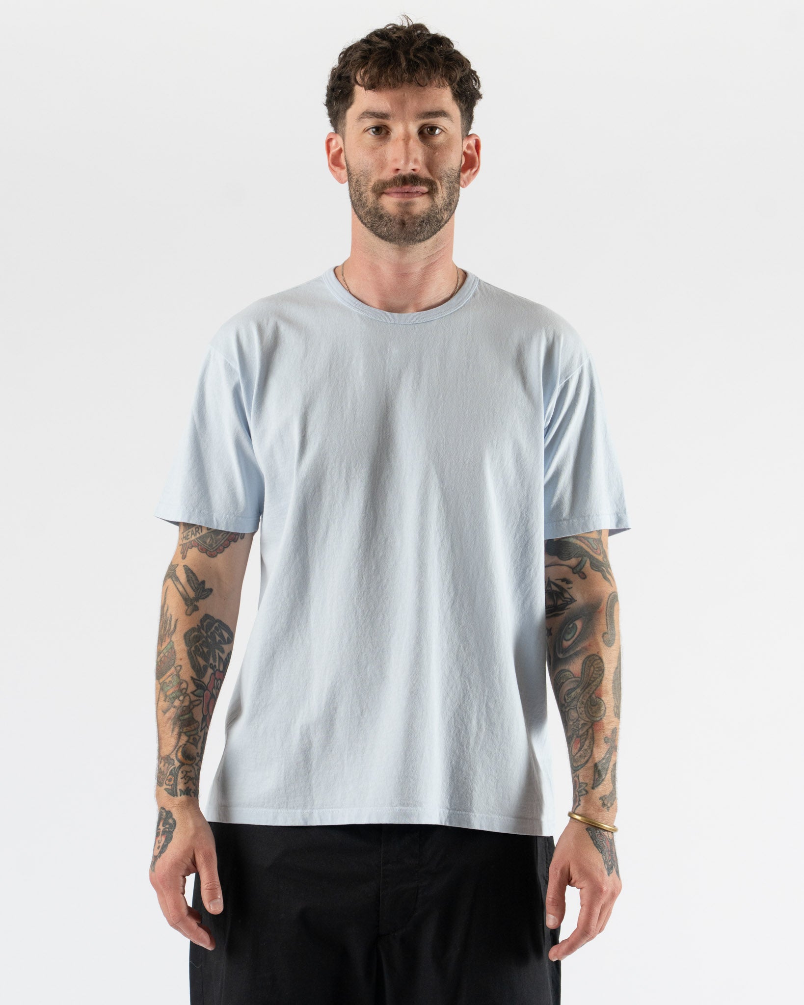 Lady White Co. LW101S Our T-Shirt in Pale Blue