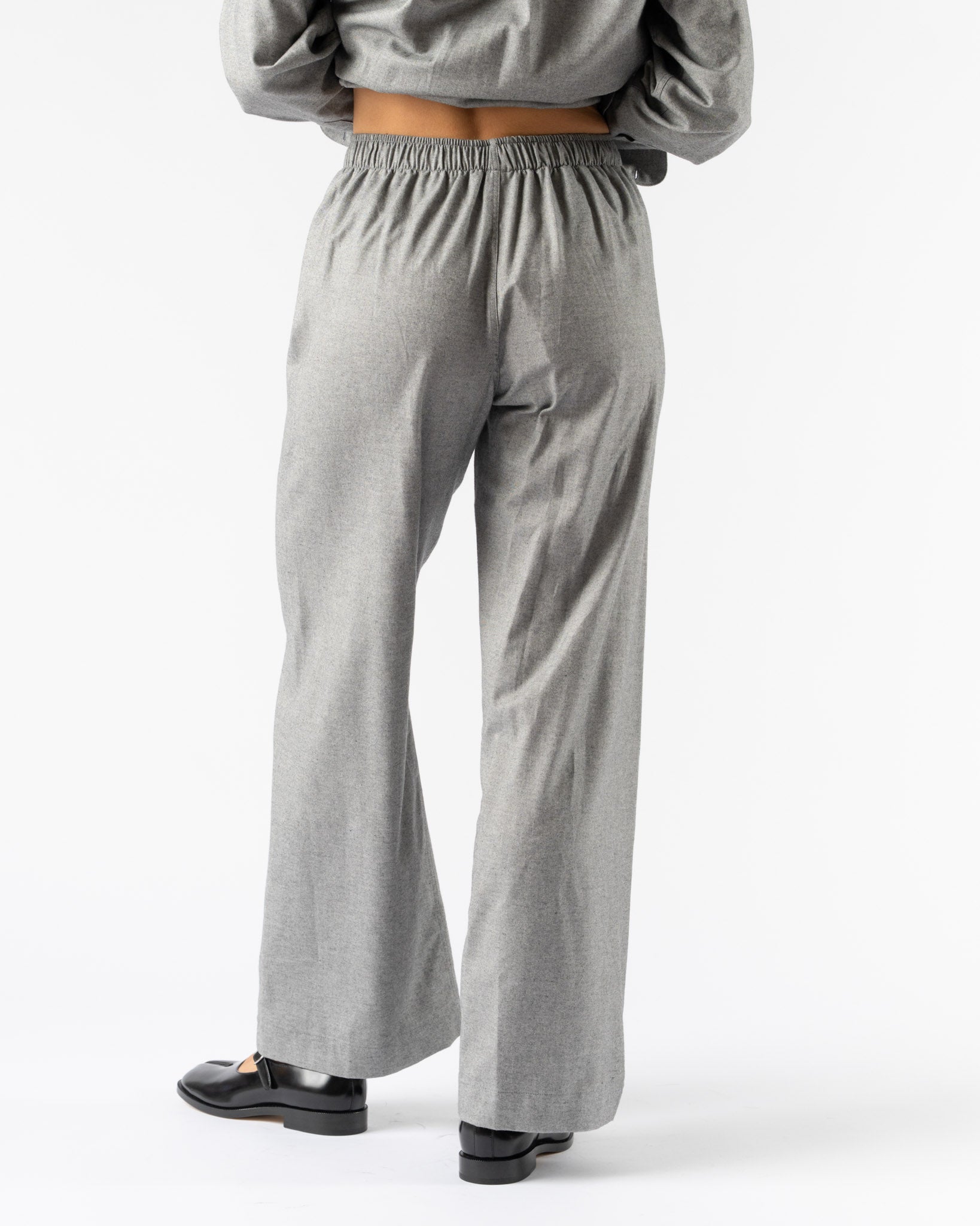Comme Si La Boxer Alta in Light Grey Herringbone