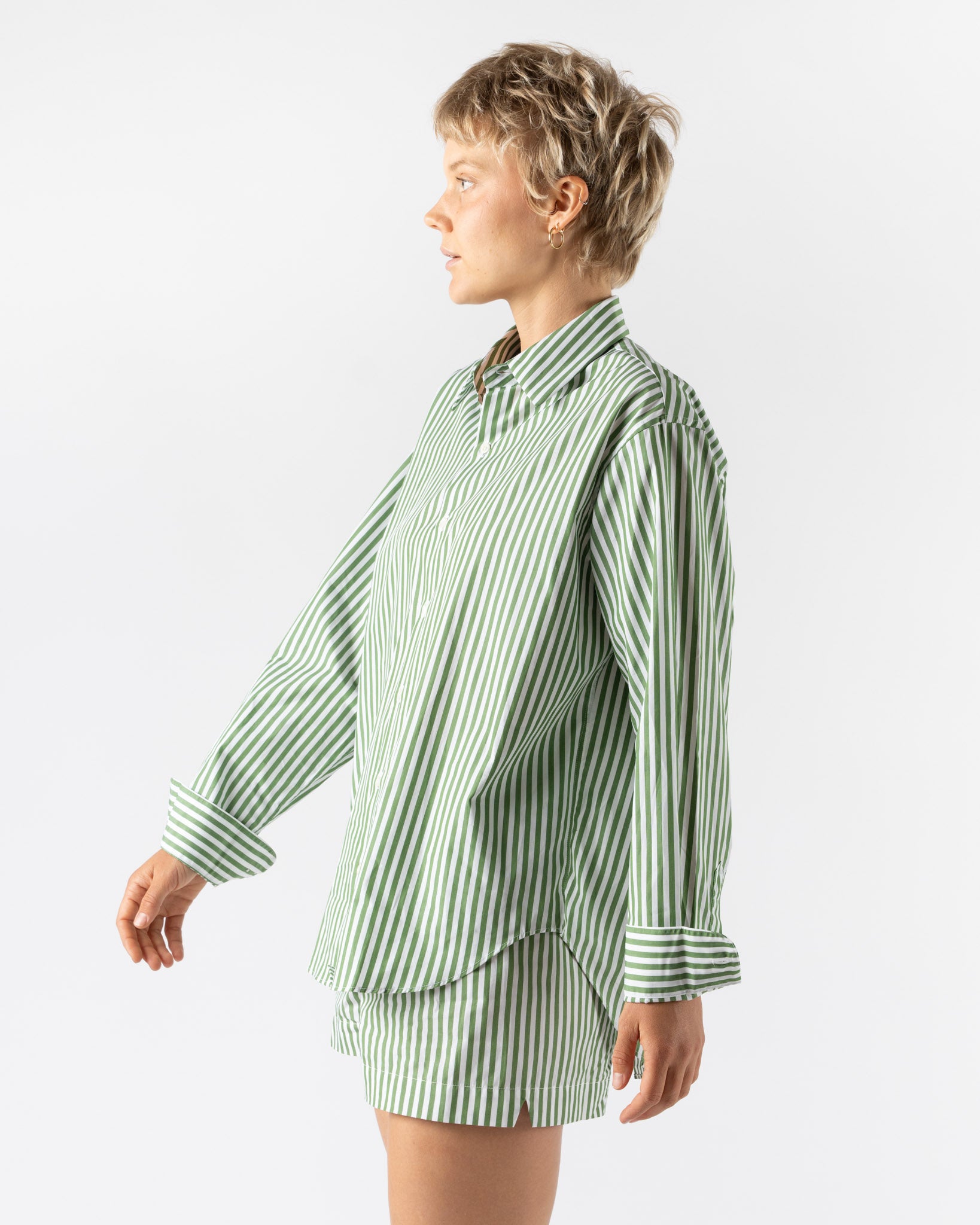 Comme Si La Shirt Classica in Martini Stripe