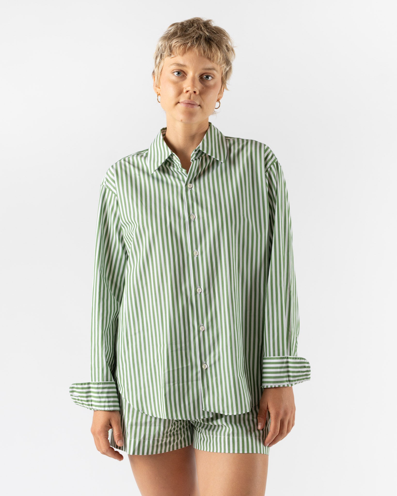 Comme Si La Shirt Classica in Martini Stripe