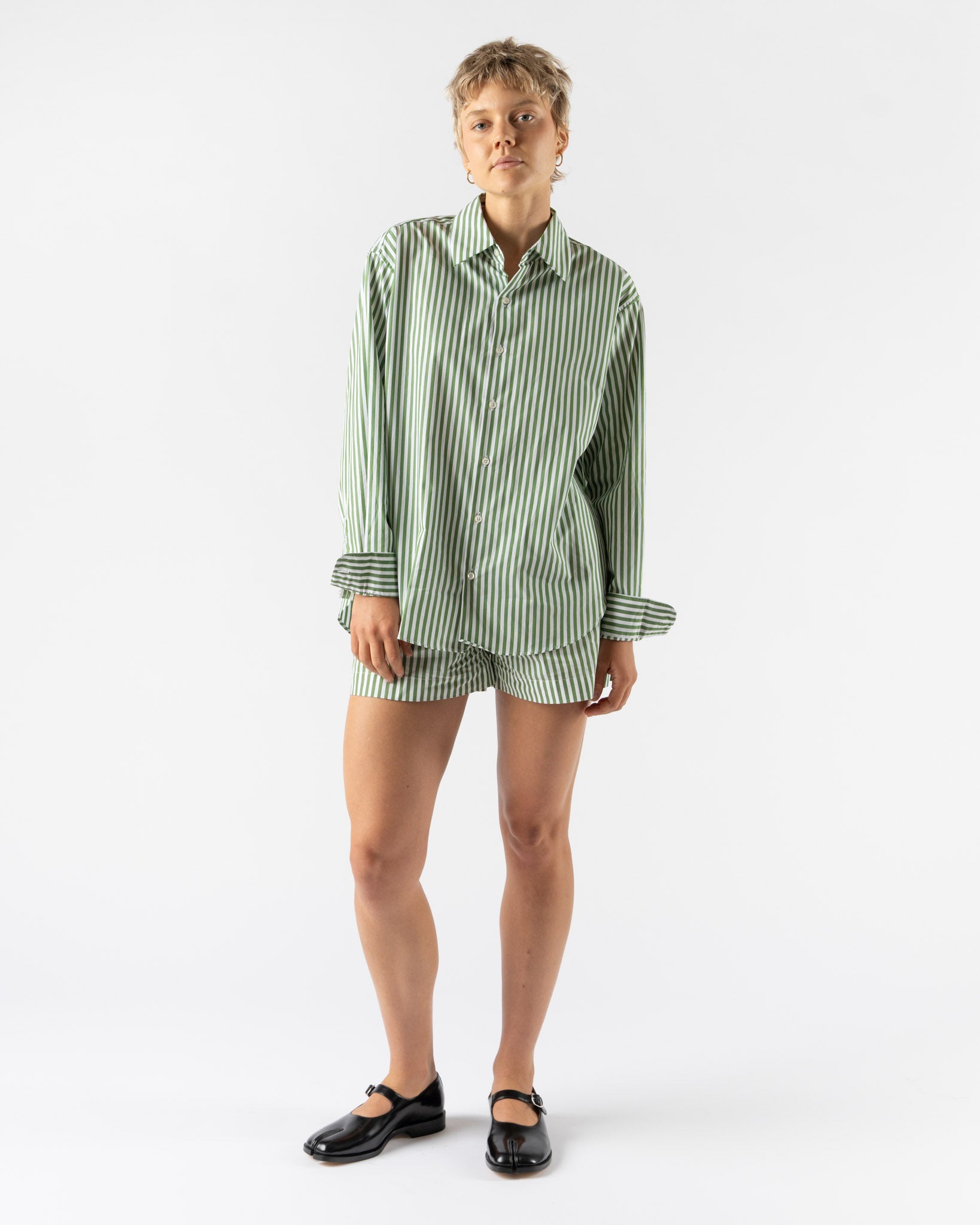 Comme Si La Shirt Classica in Martini Stripe