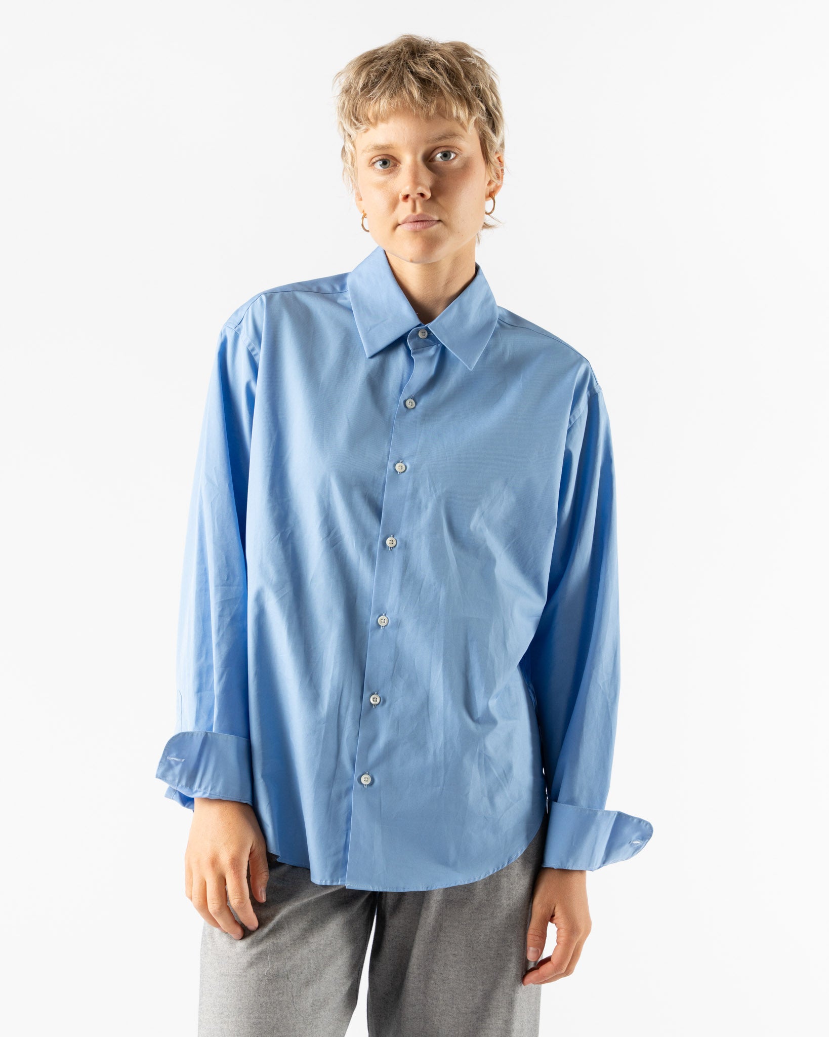 Comme Si La Shirt Classica in Grecian Blue