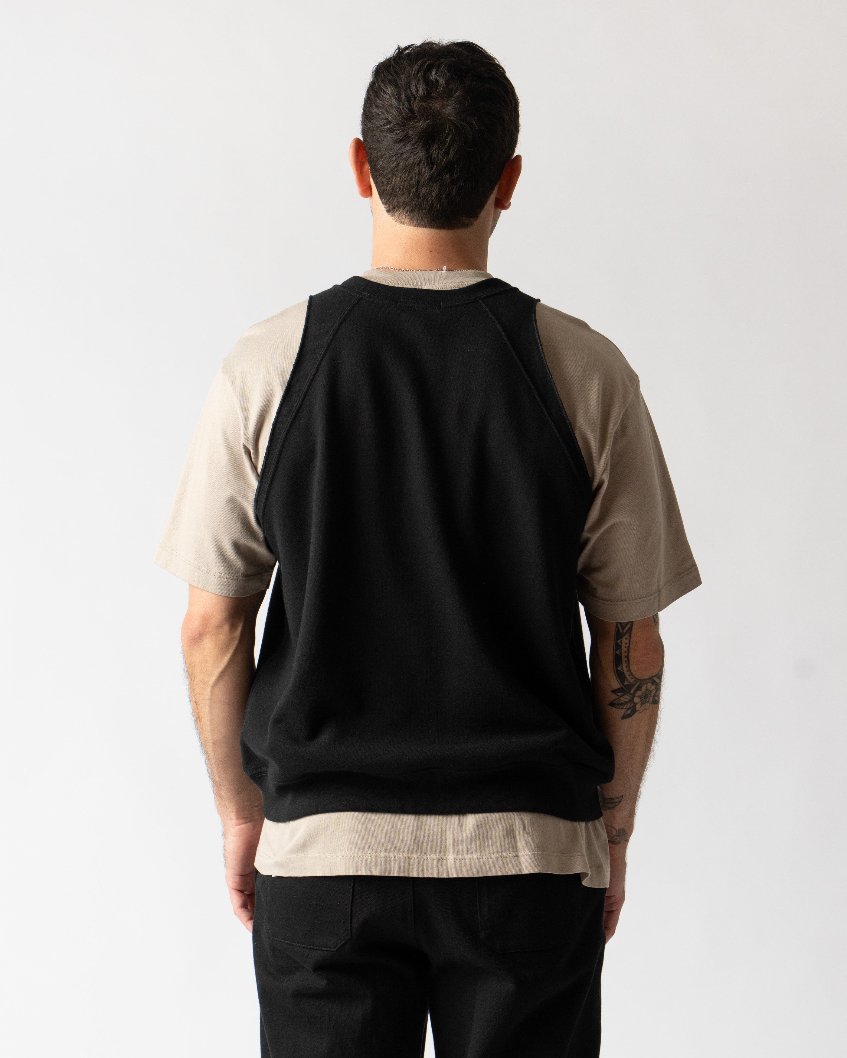 【Rest & Recreation】 COLLAR RAGLAN SWEATSHIRT / 追跡付 REST & RECREATION 2412 COLLAR RAGLAN SWEATSHIRT - GREY