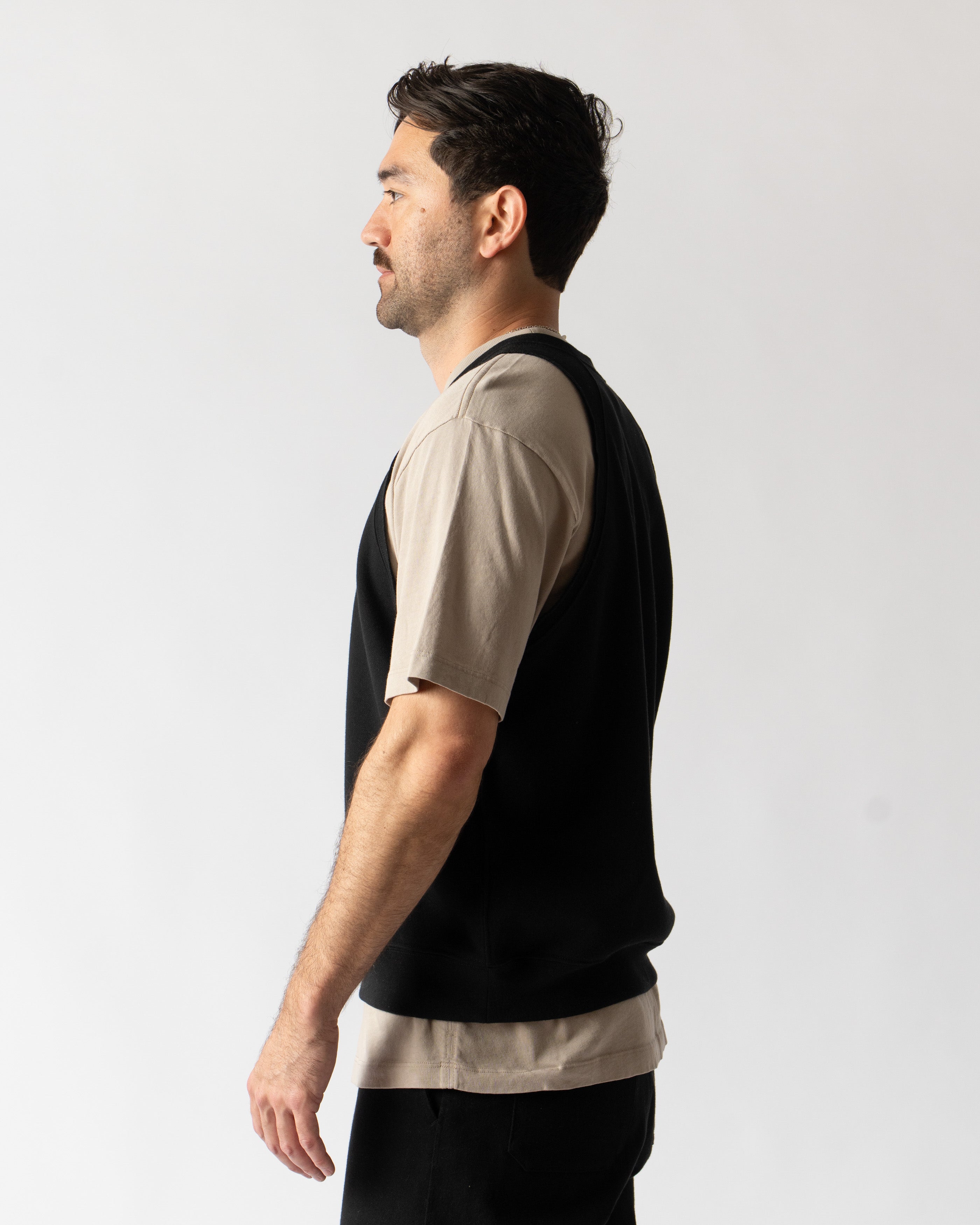 Lady White Co. LW602 Cut Off Raglan Sweatshirt in Black
