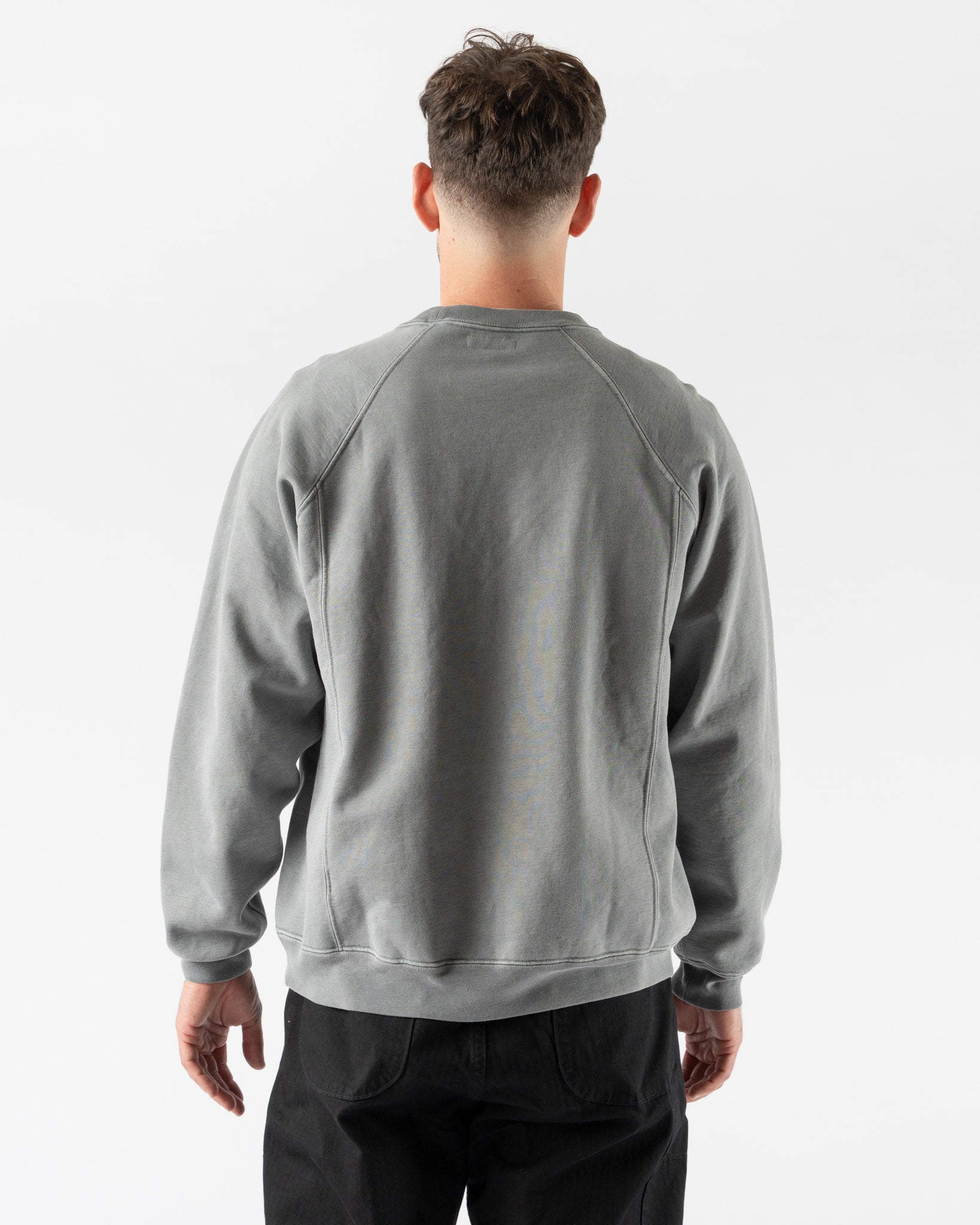 Lady White Co. LW620 Heavy Gusset Crewneck in Pigment Kelp