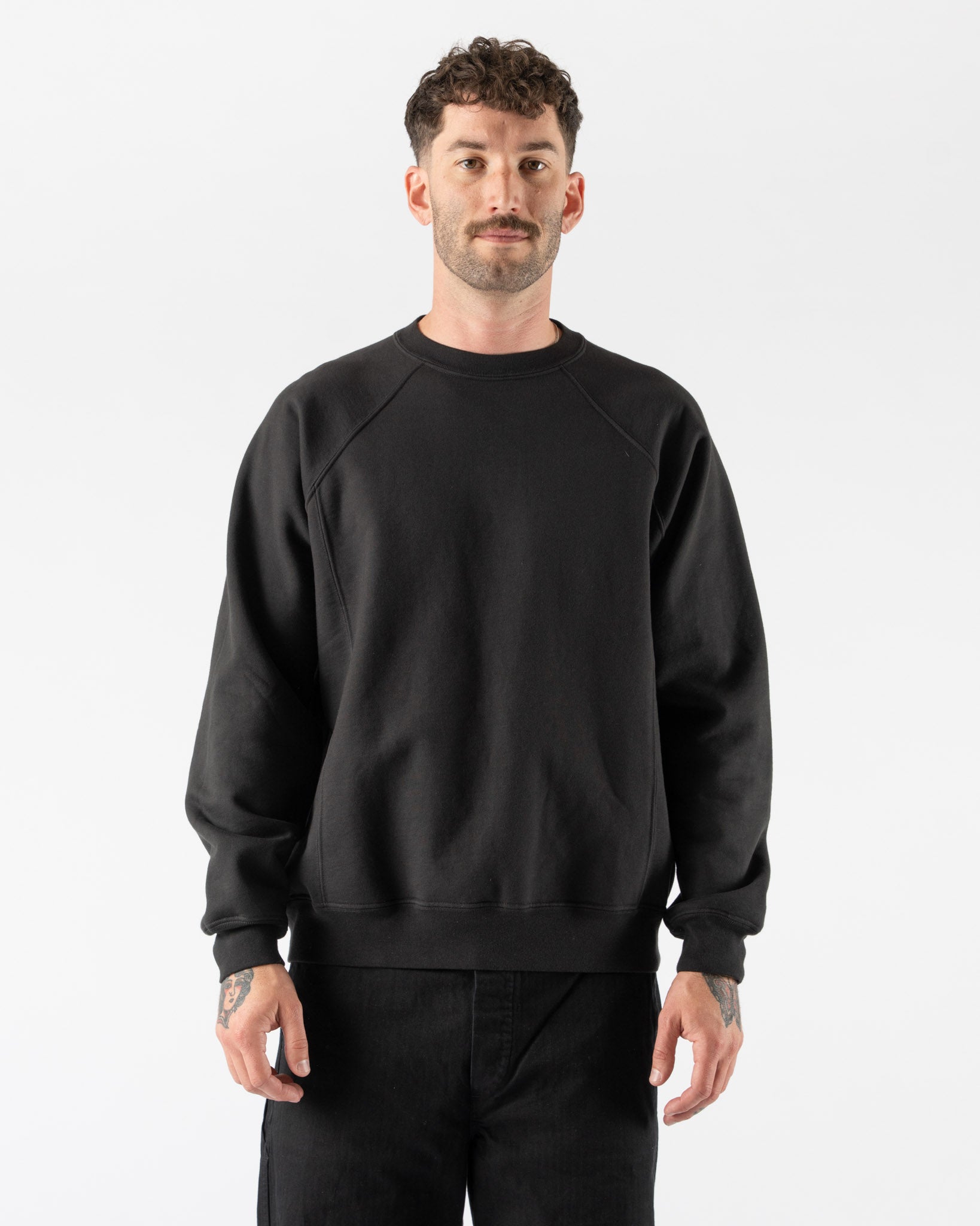 Lady White Co. LW620 Heavy Gusset Crewneck in Shadow