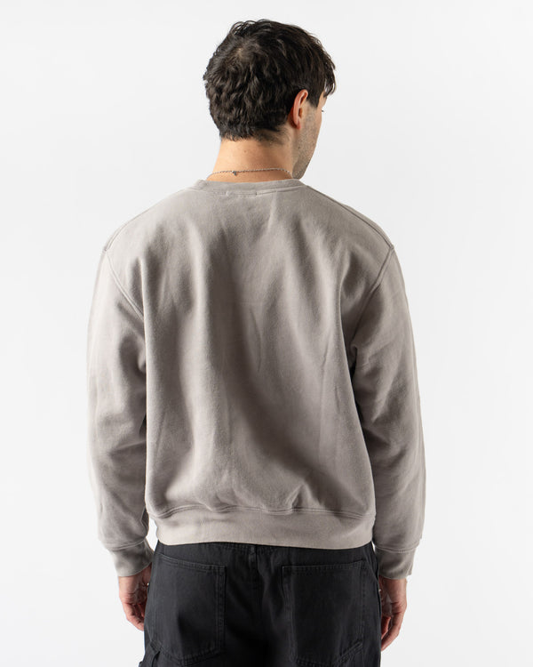 Lady White Co. x Noah Schneiderman LW612 Mini Crewneck in Oak & Iron Hand Dyed
