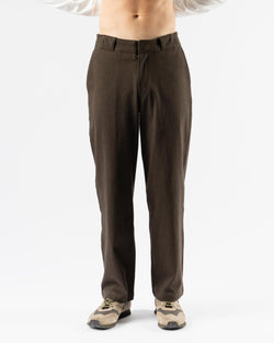 Lady White Co. Jersey Trouser in Black Olive