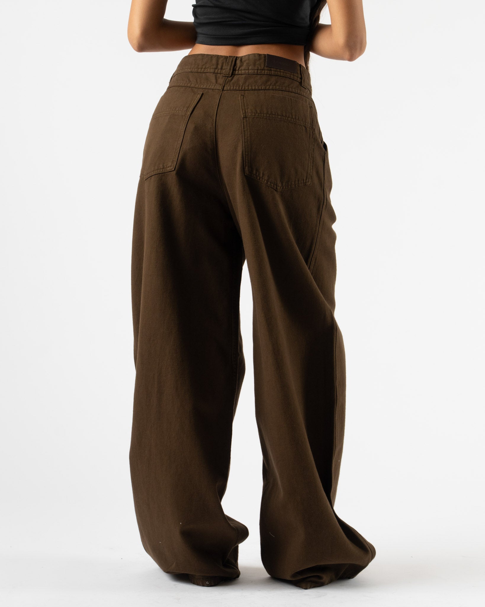 Lemaire Large Pants in Cacao Curated at Jake and Jones