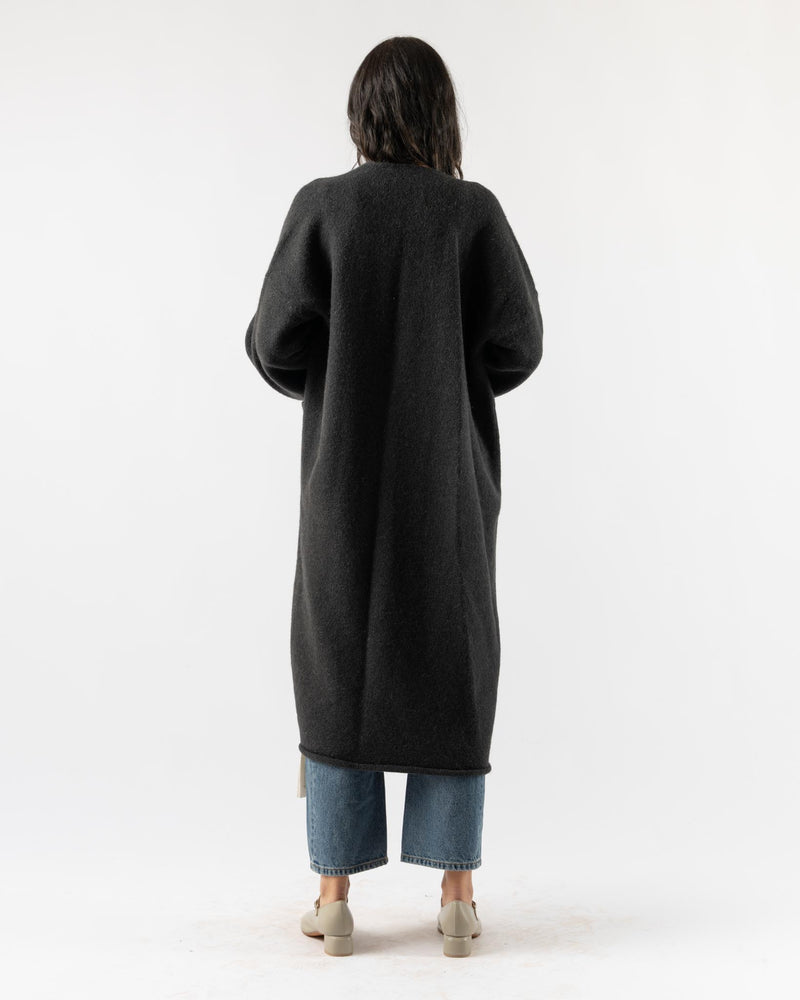 Lauren Manoogian Long Open Cardigan in Ink