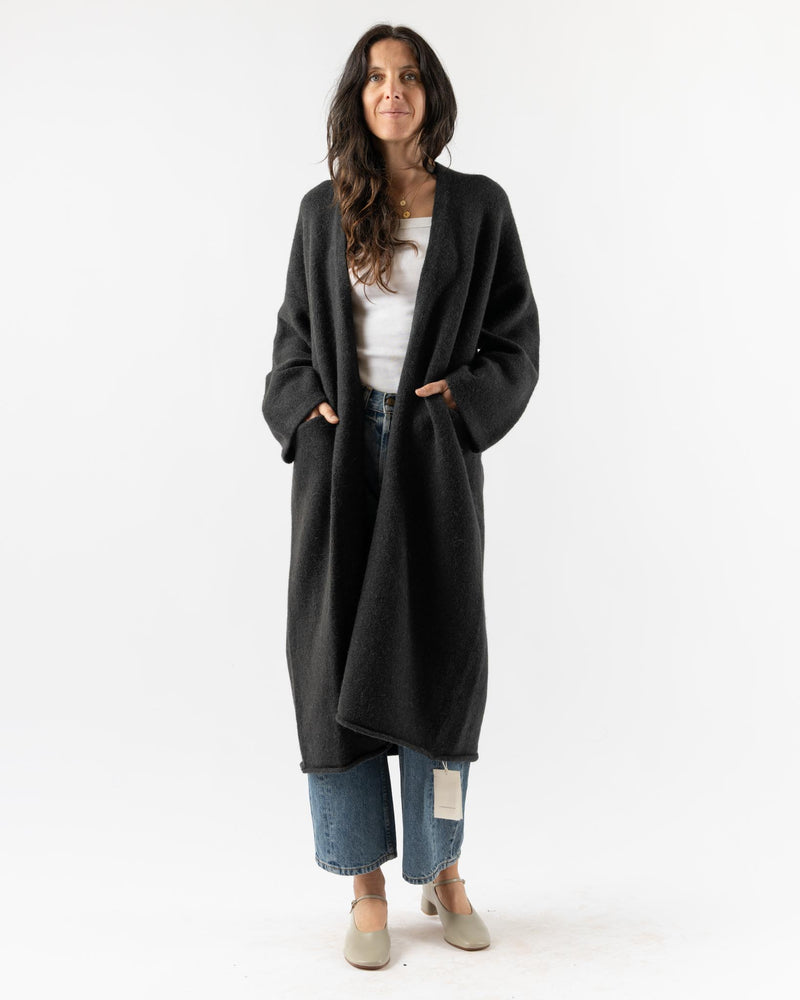 Lauren Manoogian Long Open Cardigan in Ink