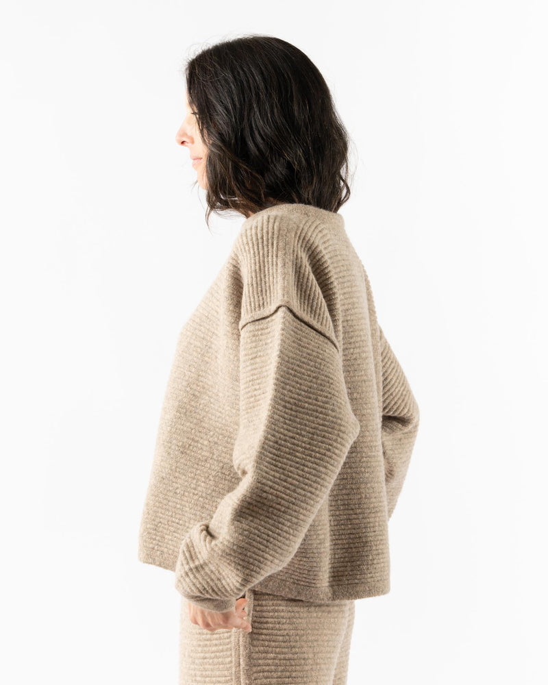 Lauren Manoogian Ottoman Crewneck in Moth/Carrara