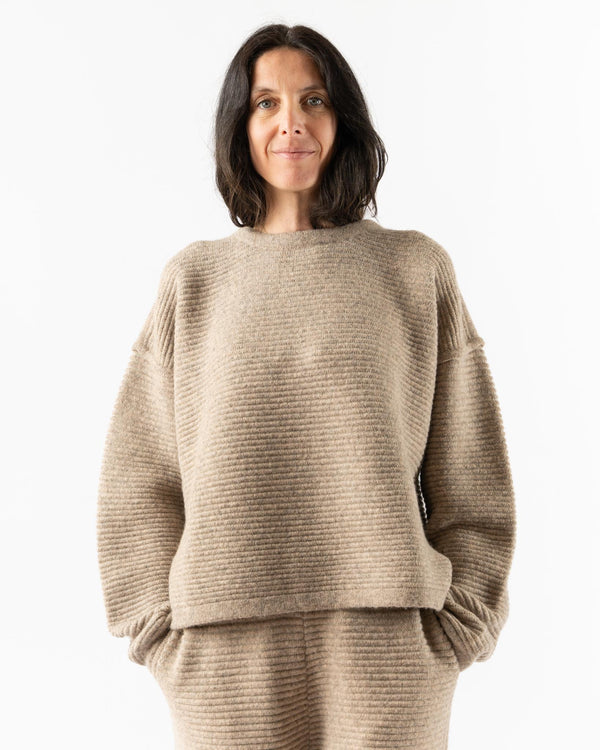 Lauren Manoogian Ottoman Crewneck in Moth/Carrara