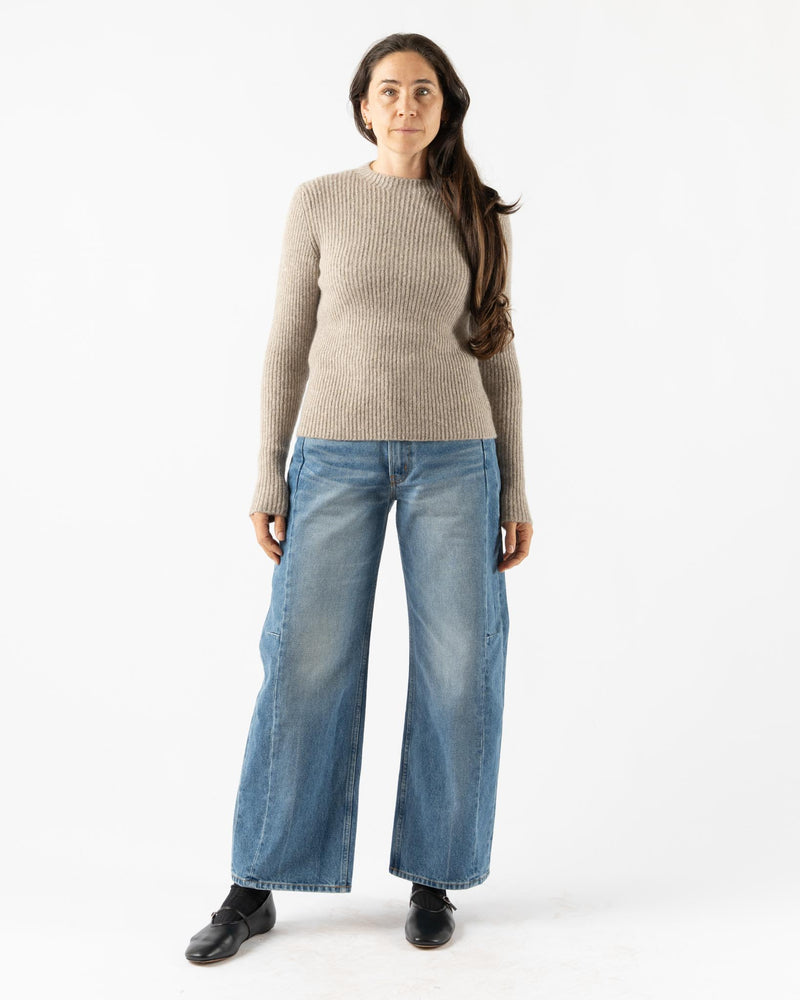 Lauren Manoogian Soft Rib Crewneck in Dust