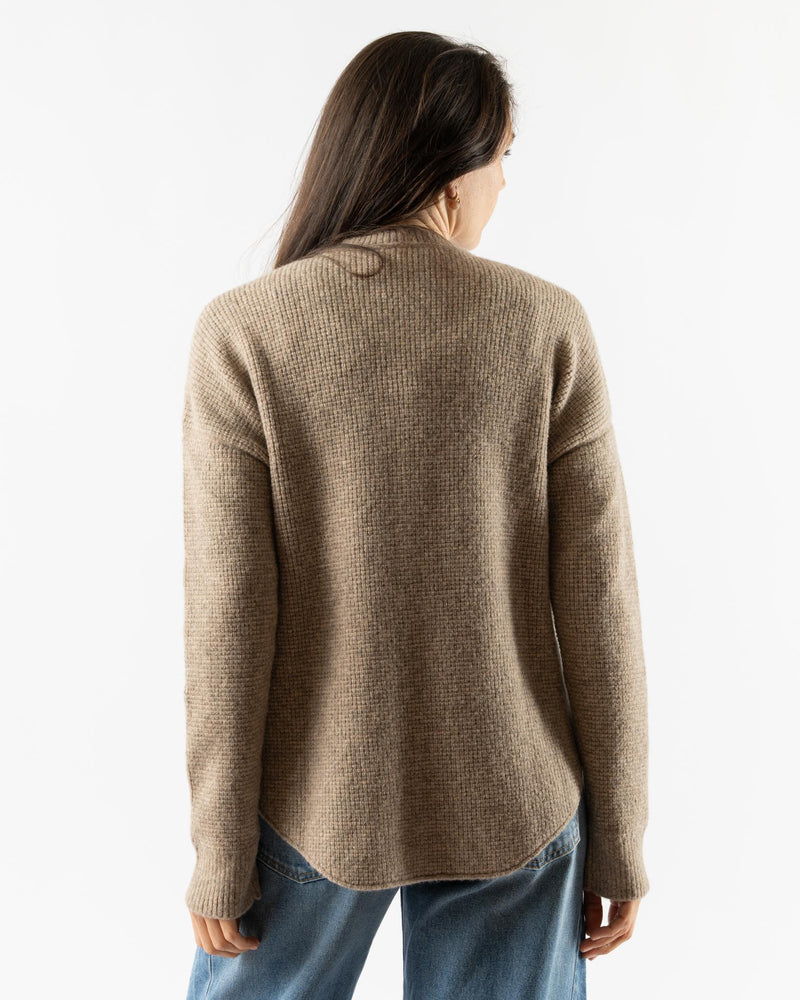 Lauren Manoogian Waffle Crewneck in Moth