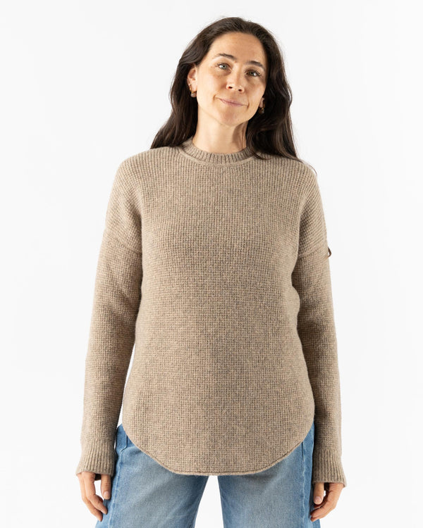 Lauren Manoogian Waffle Crewneck in Moth