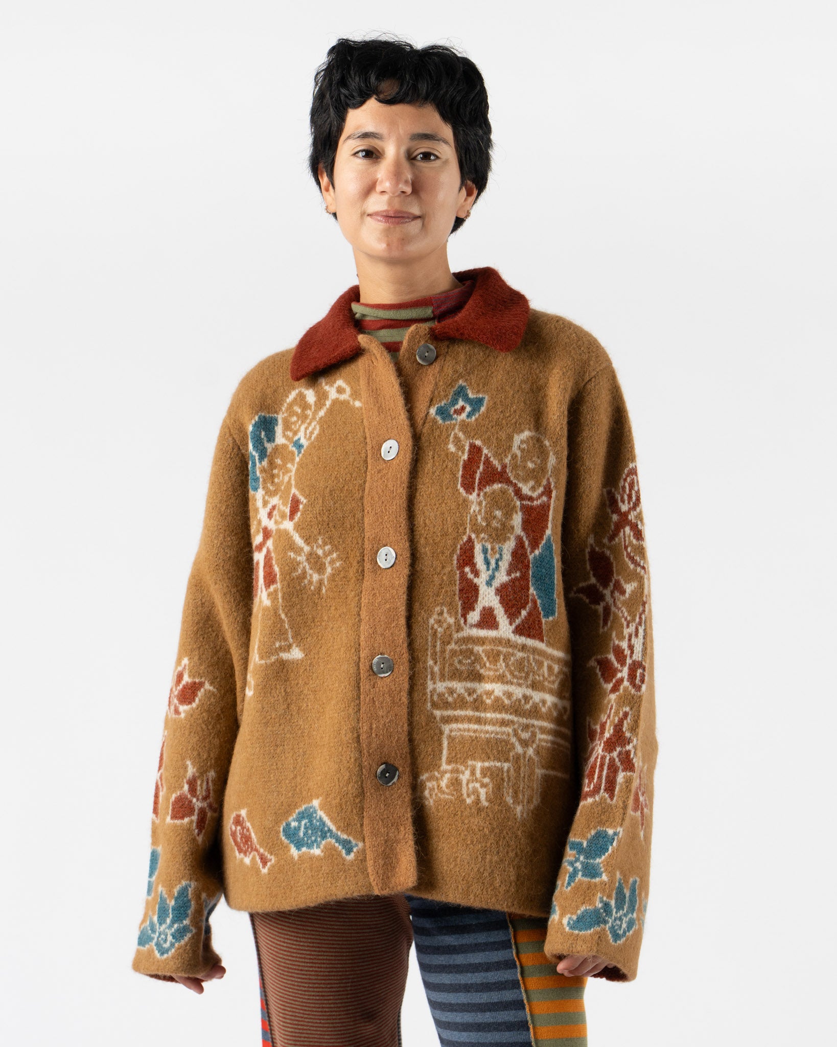 YanYan Laza Work Jacket in Camel