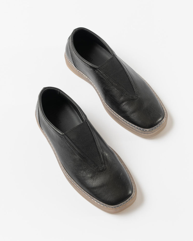 Lemaire-Elastic-Linoleum-Trainers-in-Black-Santa-Barbara-Boutique-Jake-and-Jones-Sustainable-Fashion