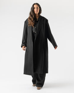 Lemaire-Maxi-DB-Coat-in-Black-Santa-Barbara-Boutique-Jake-and-Jones-Sustainable-Fashion