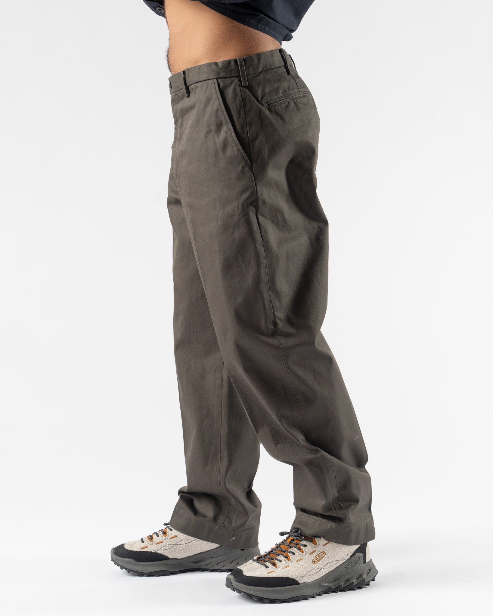 Pilgrim Surf + Supply Lipsi Straight Pant in Charcoal