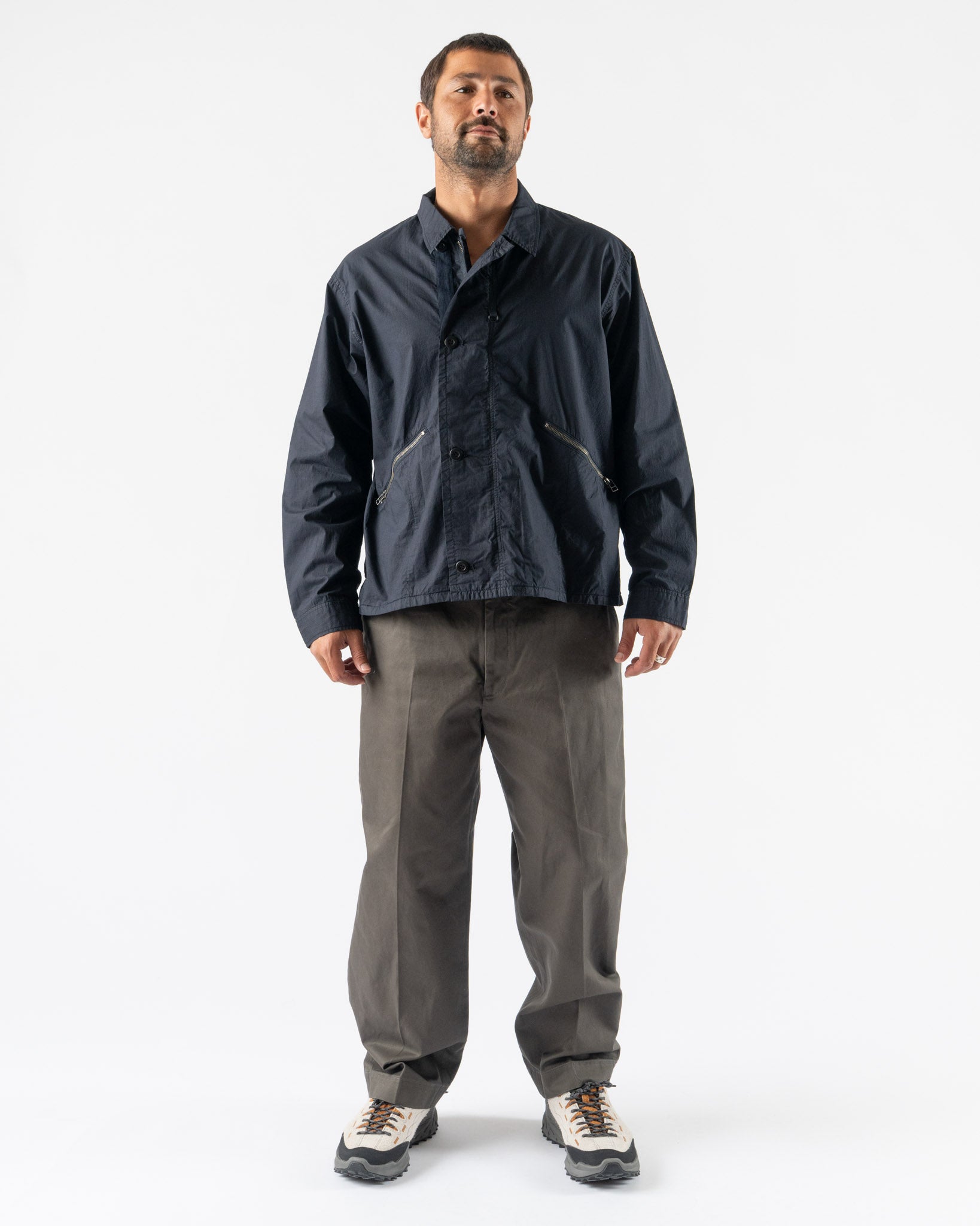 Pilgrim Surf + Supply Lipsi Straight Pant in Charcoal Curated at