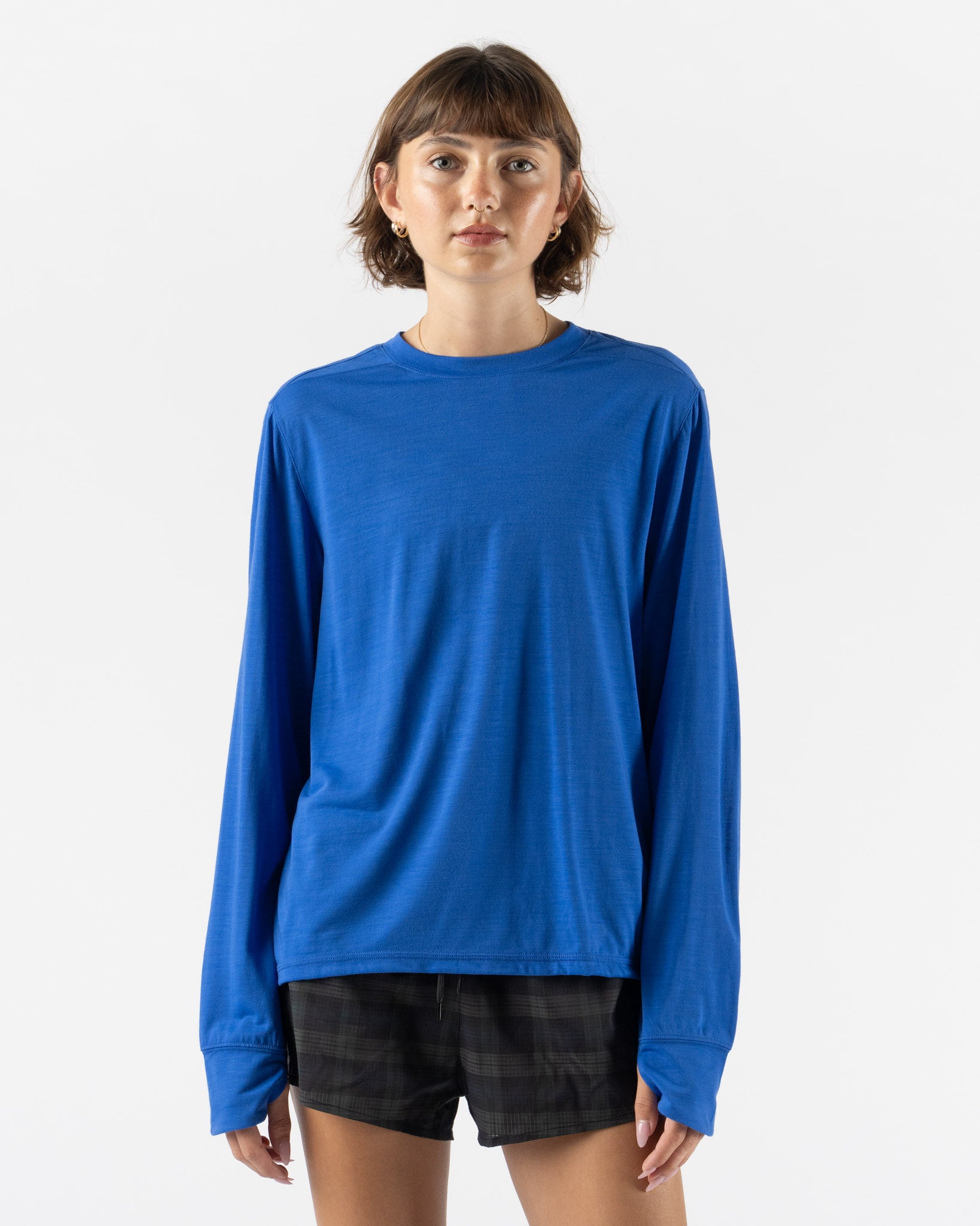 Literary Sport Joy Longsleeve T-Shirt in Lapis