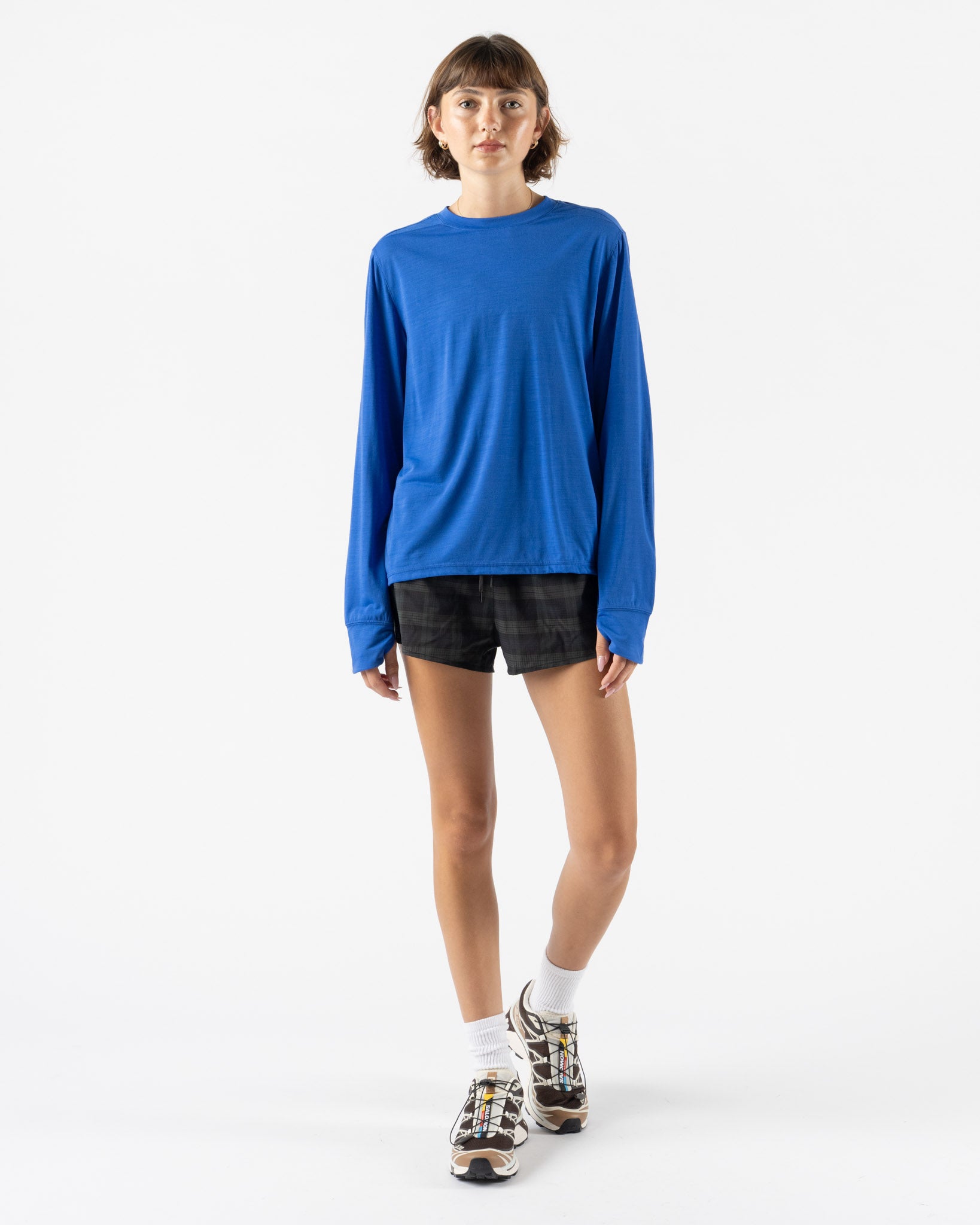 Literary Sport Joy Longsleeve T-Shirt in Lapis