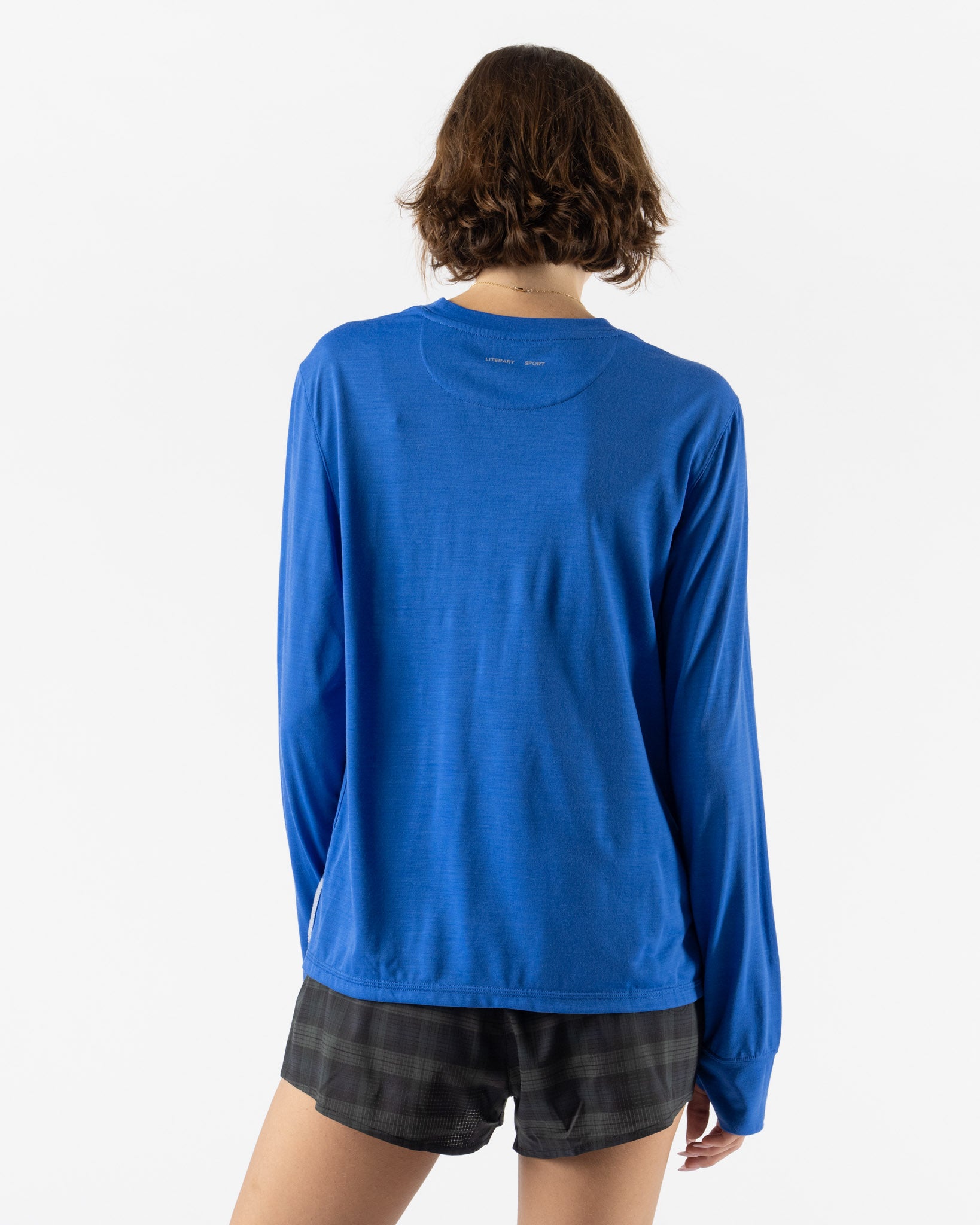 Literary Sport Joy Longsleeve T-Shirt in Lapis