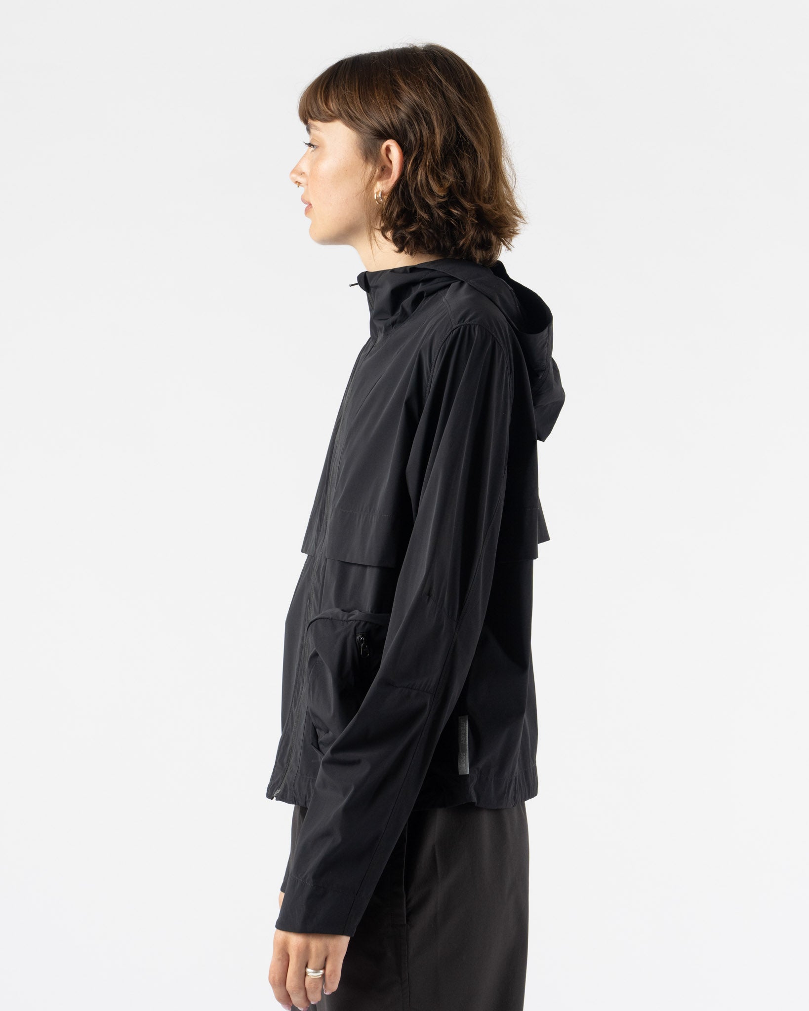 Literary Sport Adrienne Run Jacket in Black