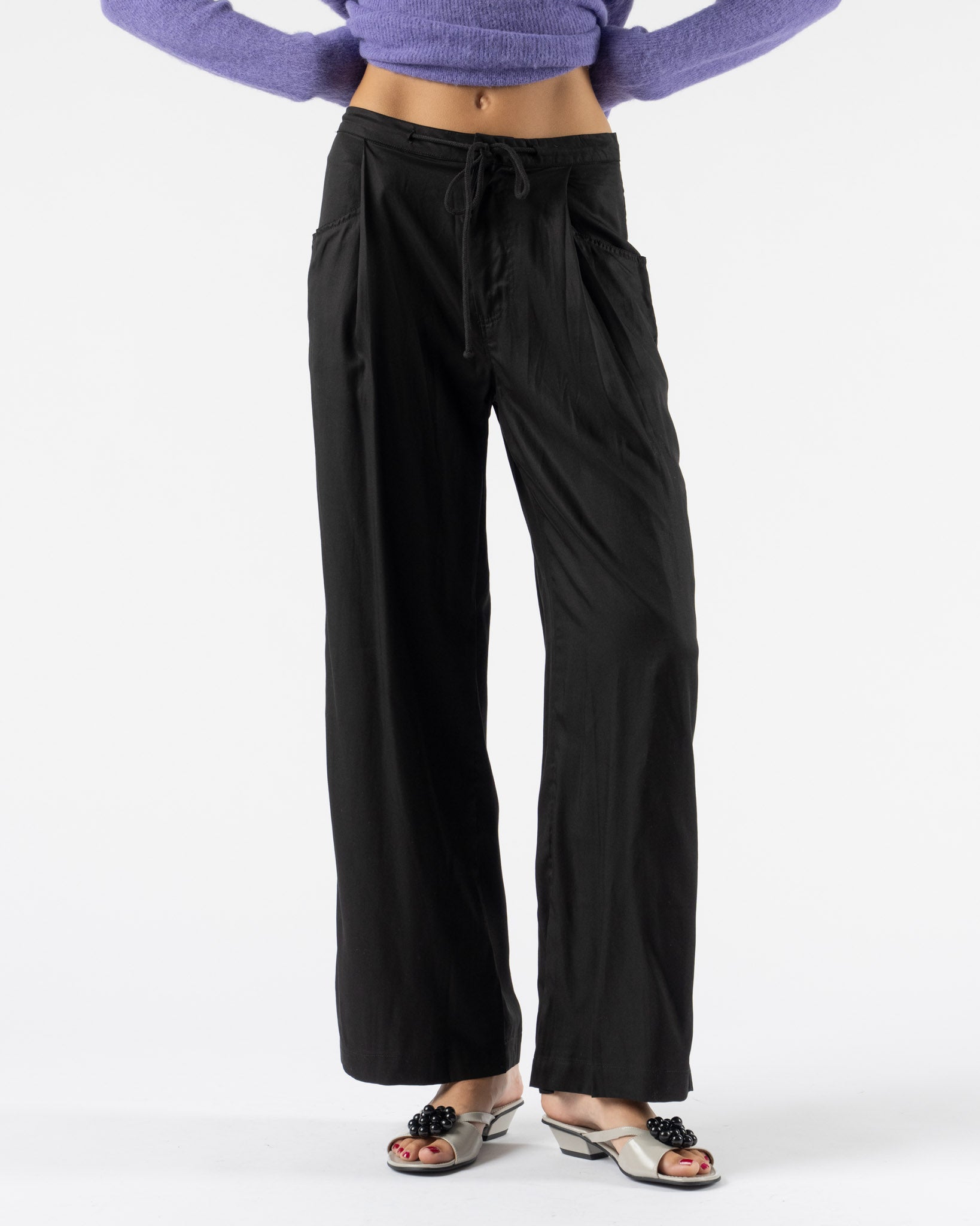 Deiji Studios Tencel Pant in Black