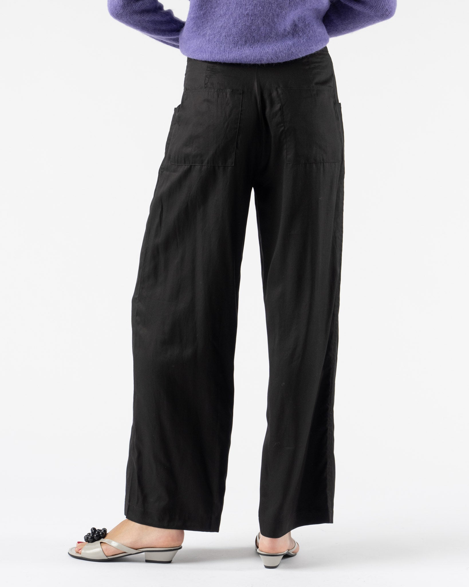 Deiji Studios Tencel Pant in Black