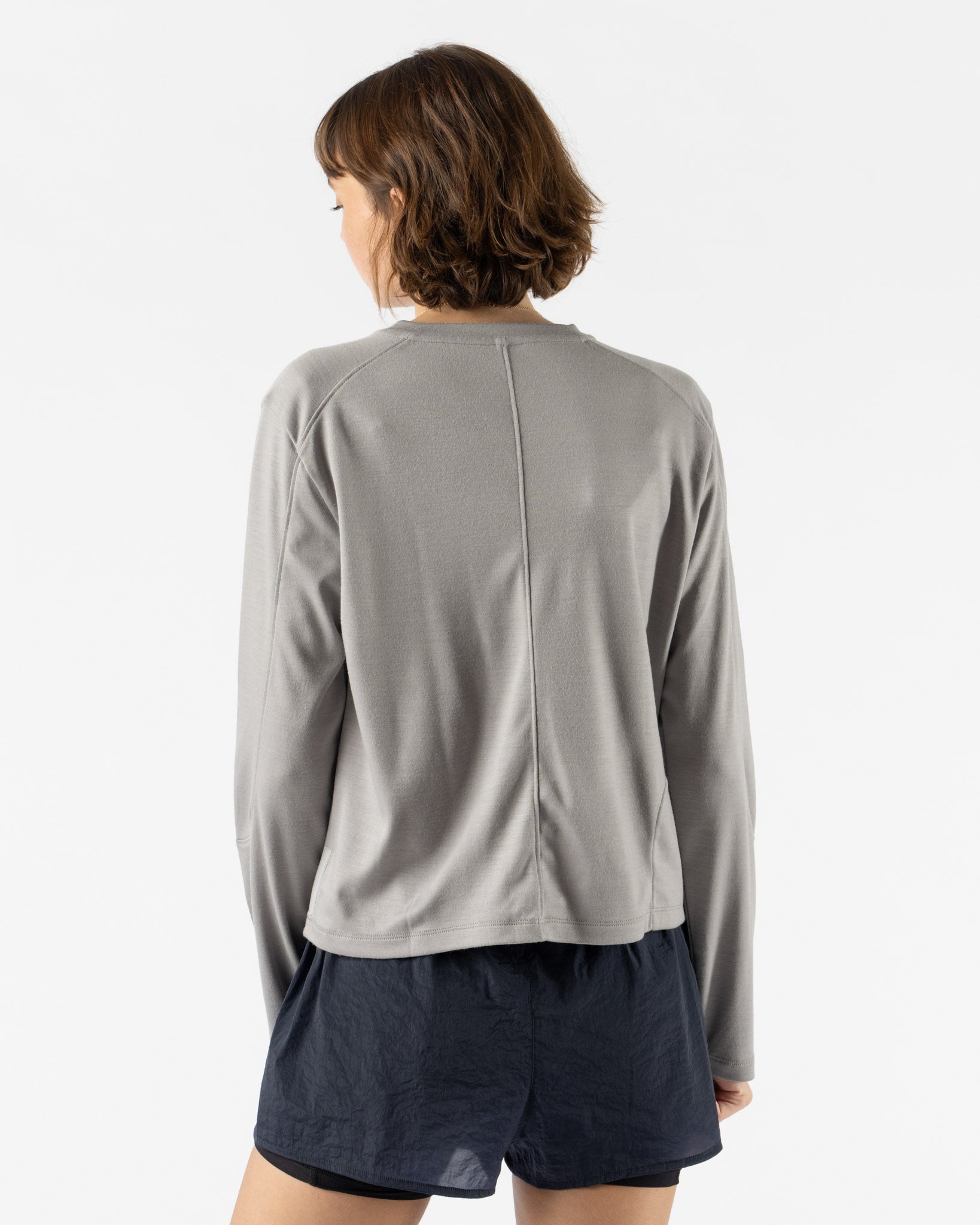 Literary Sport Fanny Coolmax Cardigan in Steel