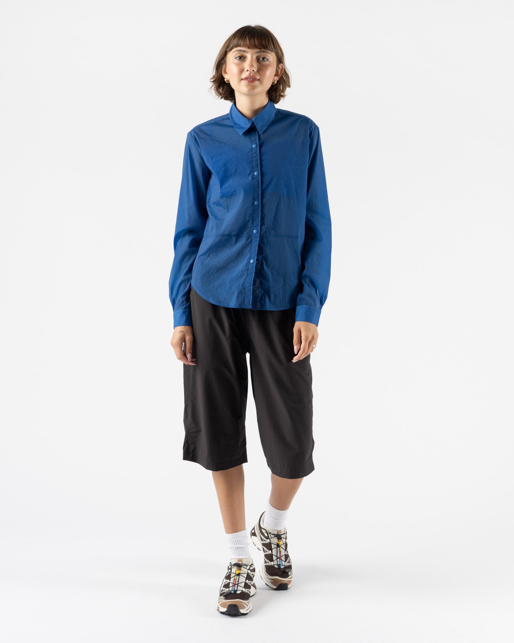 Literary Sport Hana Shirt in Lapis