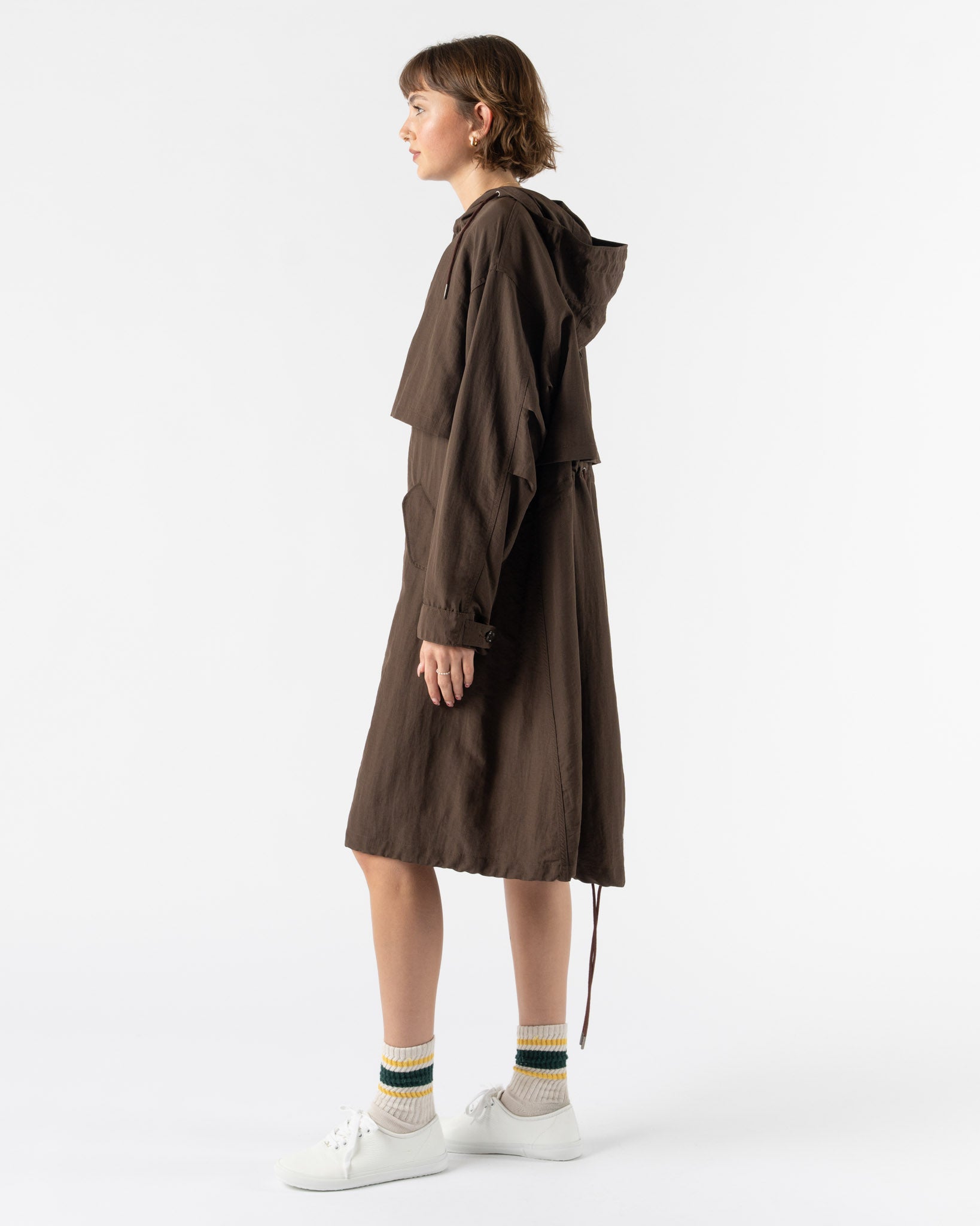 tActi M51 Dress in Brown Taslan