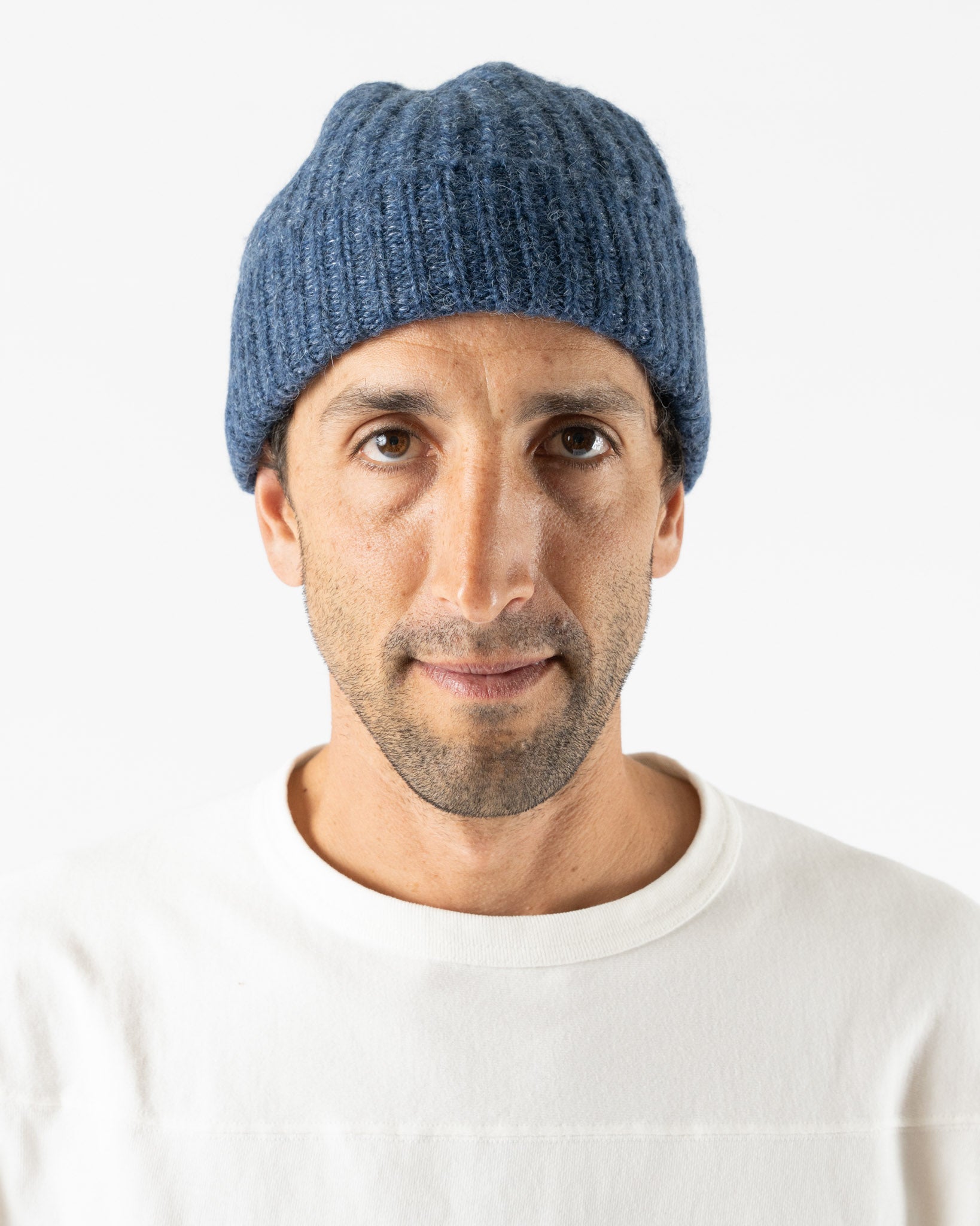 Corridor Alpaca Beanie in Indigo