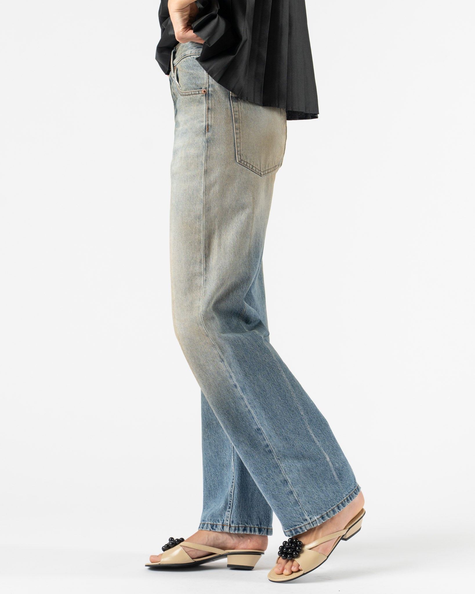 MM6 Maison Margiela Pants 5 Pockets in 11oz Medium Blue