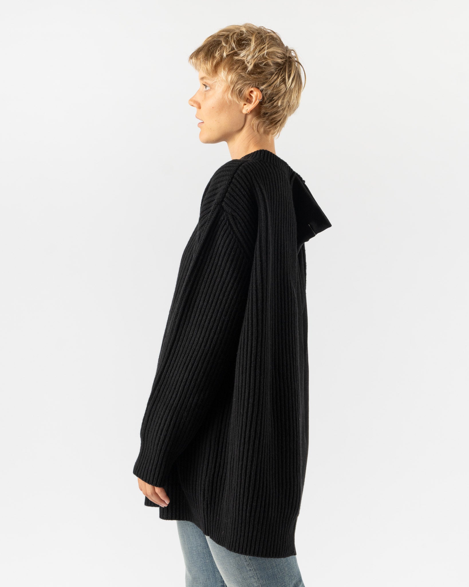 MM6 Maison Margiela Expansion Crewneck in Black