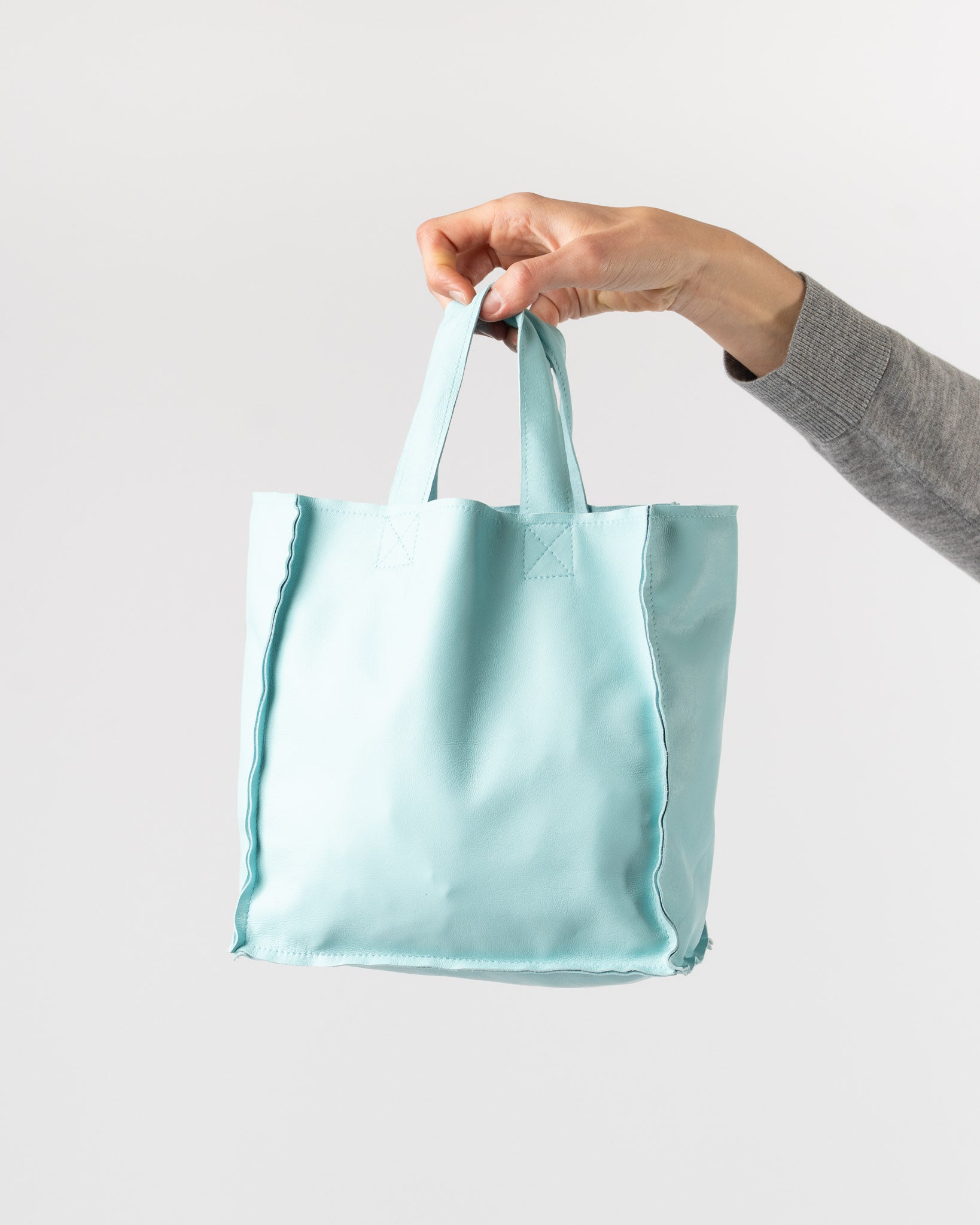 Maryam Nassir Zadeh Birthday Bag in Baby Blue Curated at Jake and